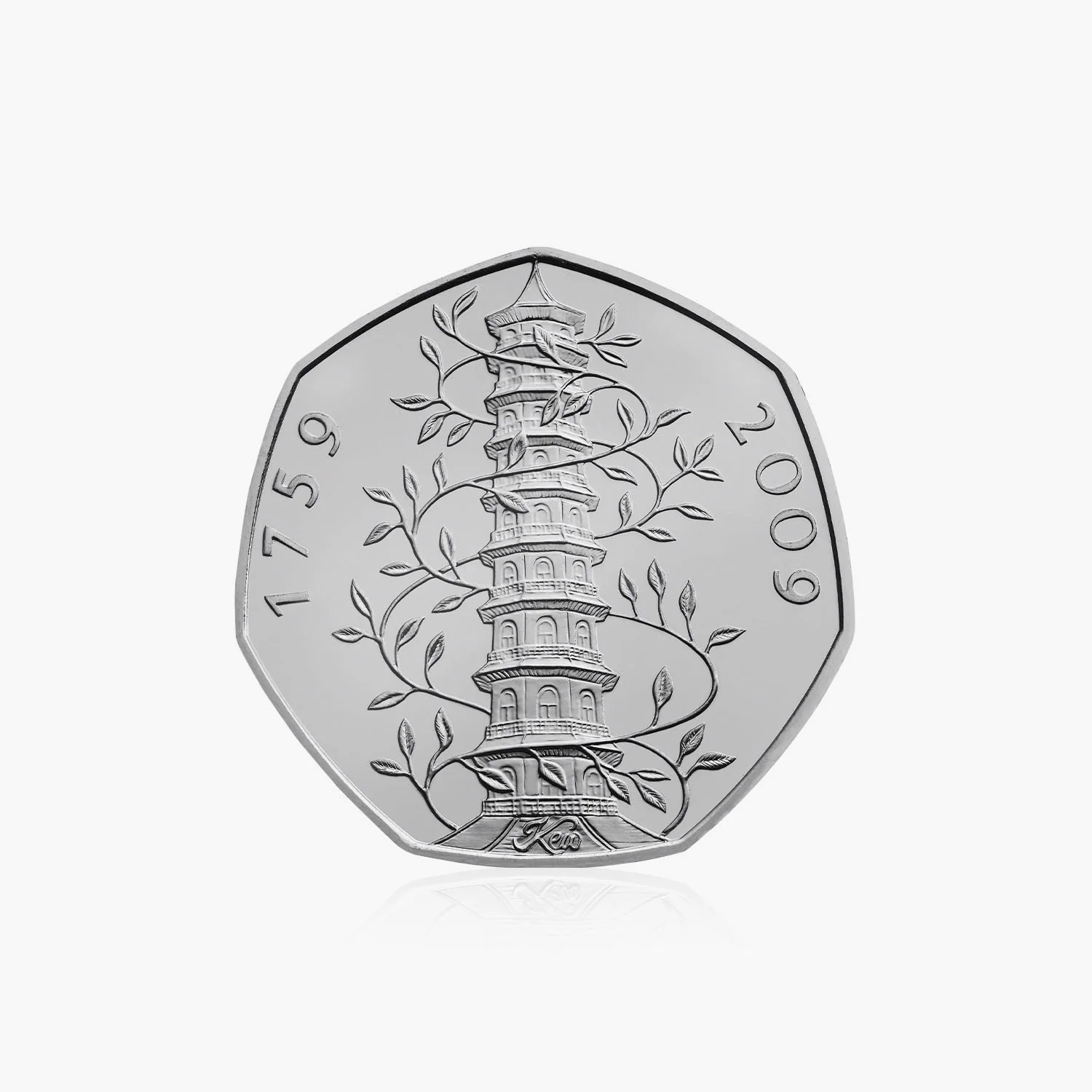 2009 Circulated Kew Gardens 250th Anniversary 50p coin - Image 3