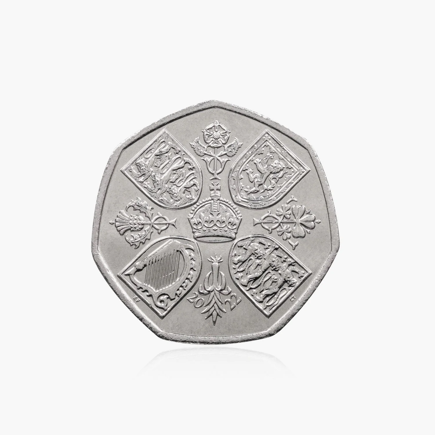 2022 Circulated Queen Elizabeth II Memorial 50p Coin - Image 3
