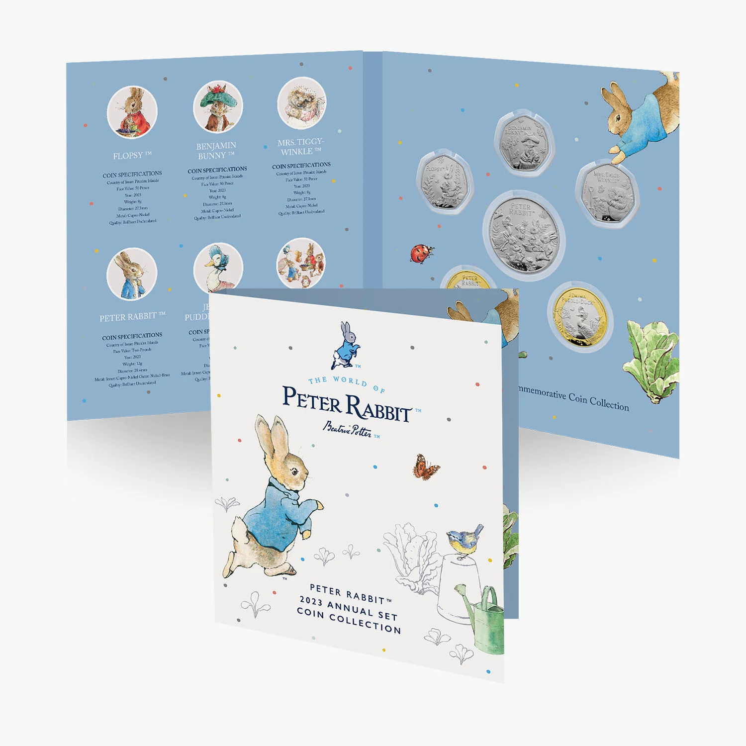 The World of Peter Rabbit 2023 BU Coin Collection - Image 8