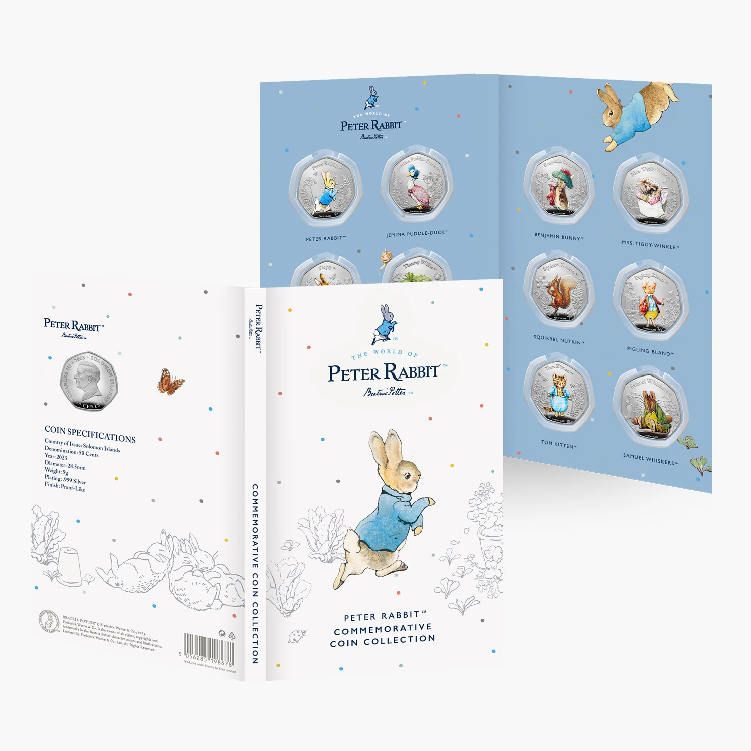 The World of Peter Rabbit 2023 Complete Coin Collection - Image 4
