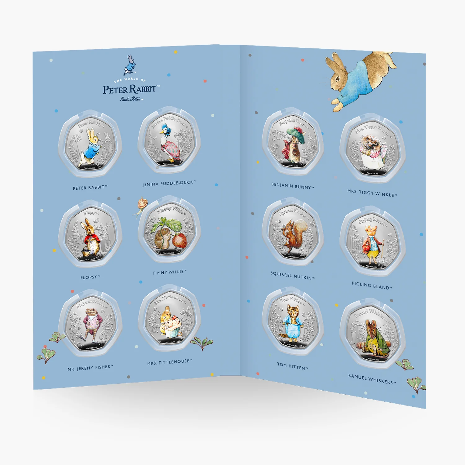 The World of Peter Rabbit 2023 Complete Coin Collection - Image 5