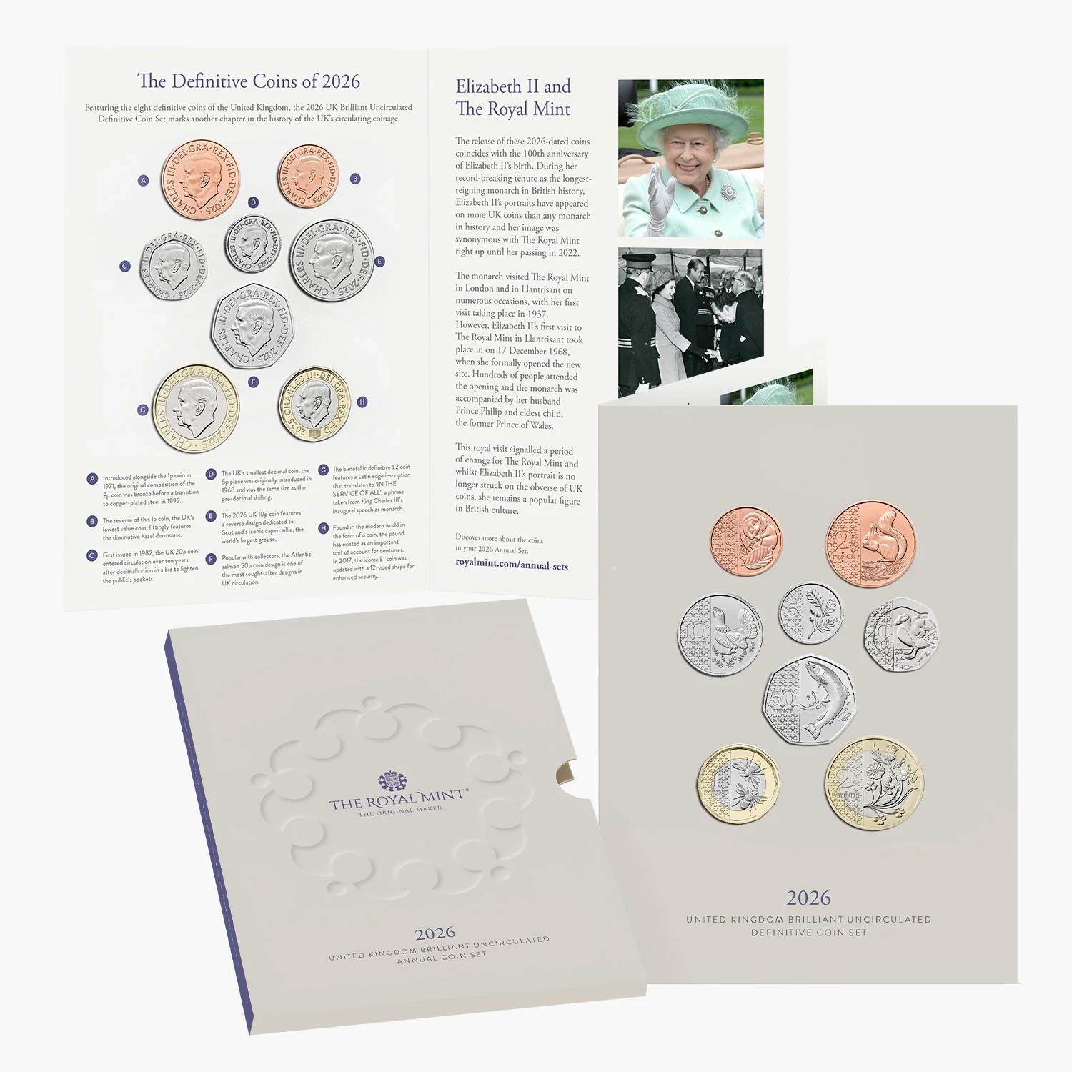 The 2026 United Kingdom BU Definitive Coin Set - Image 3