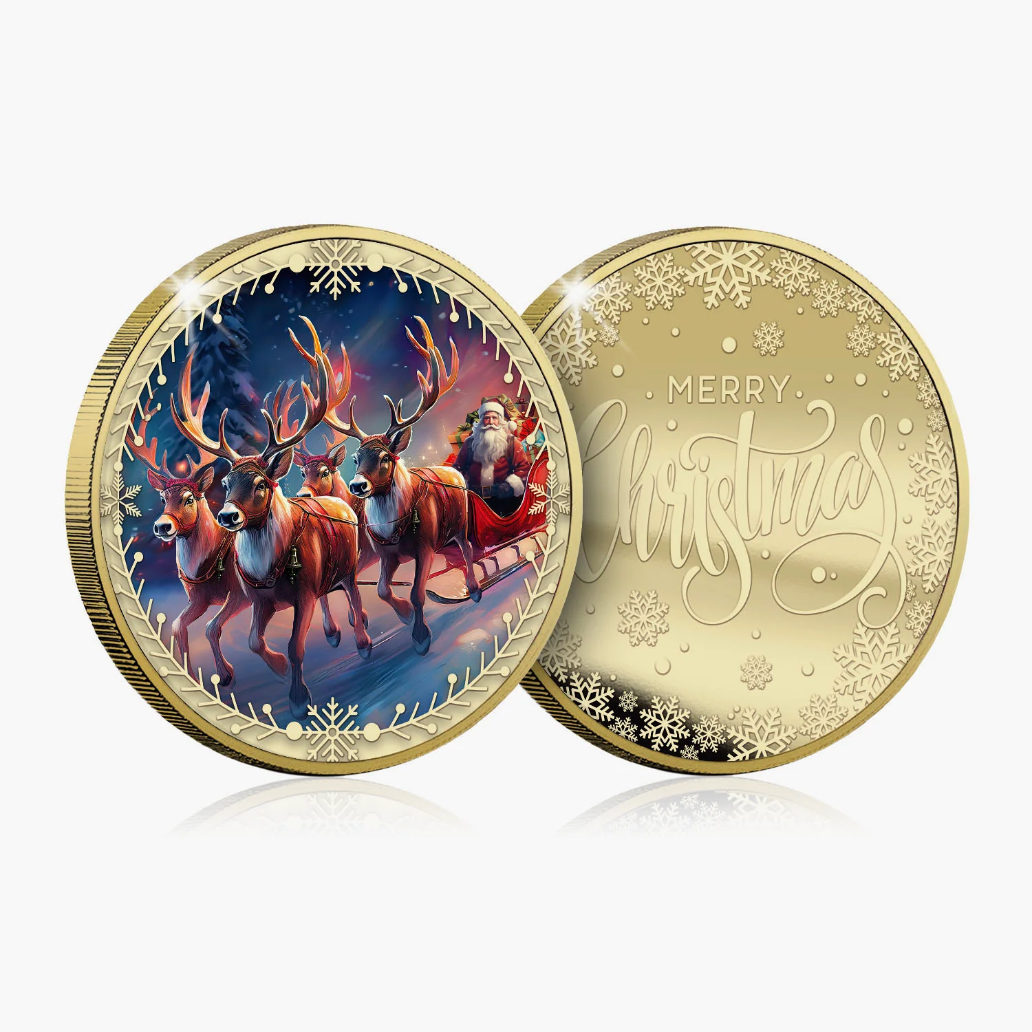 Santa Claus Christmas 2024 Gold Plated Box Set Edition - Image 4