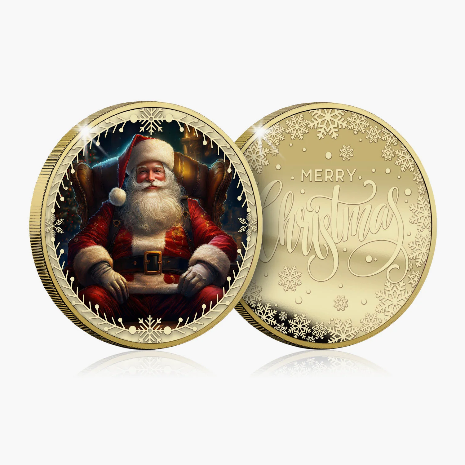 Santa Claus Christmas 2024 Gold Plated Box Set Edition - Image 6