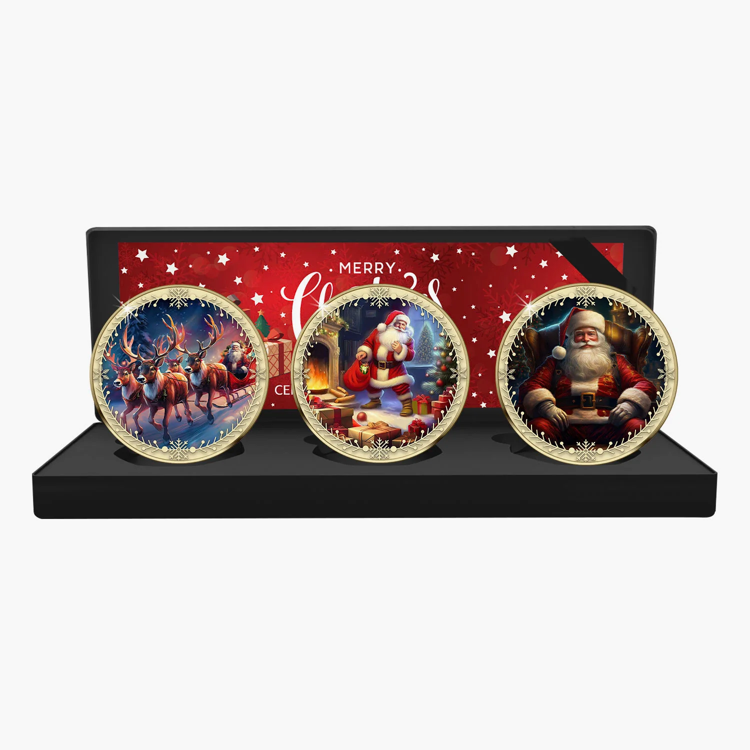 Santa Claus Christmas 2024 Gold Plated Box Set Edition - Image 7
