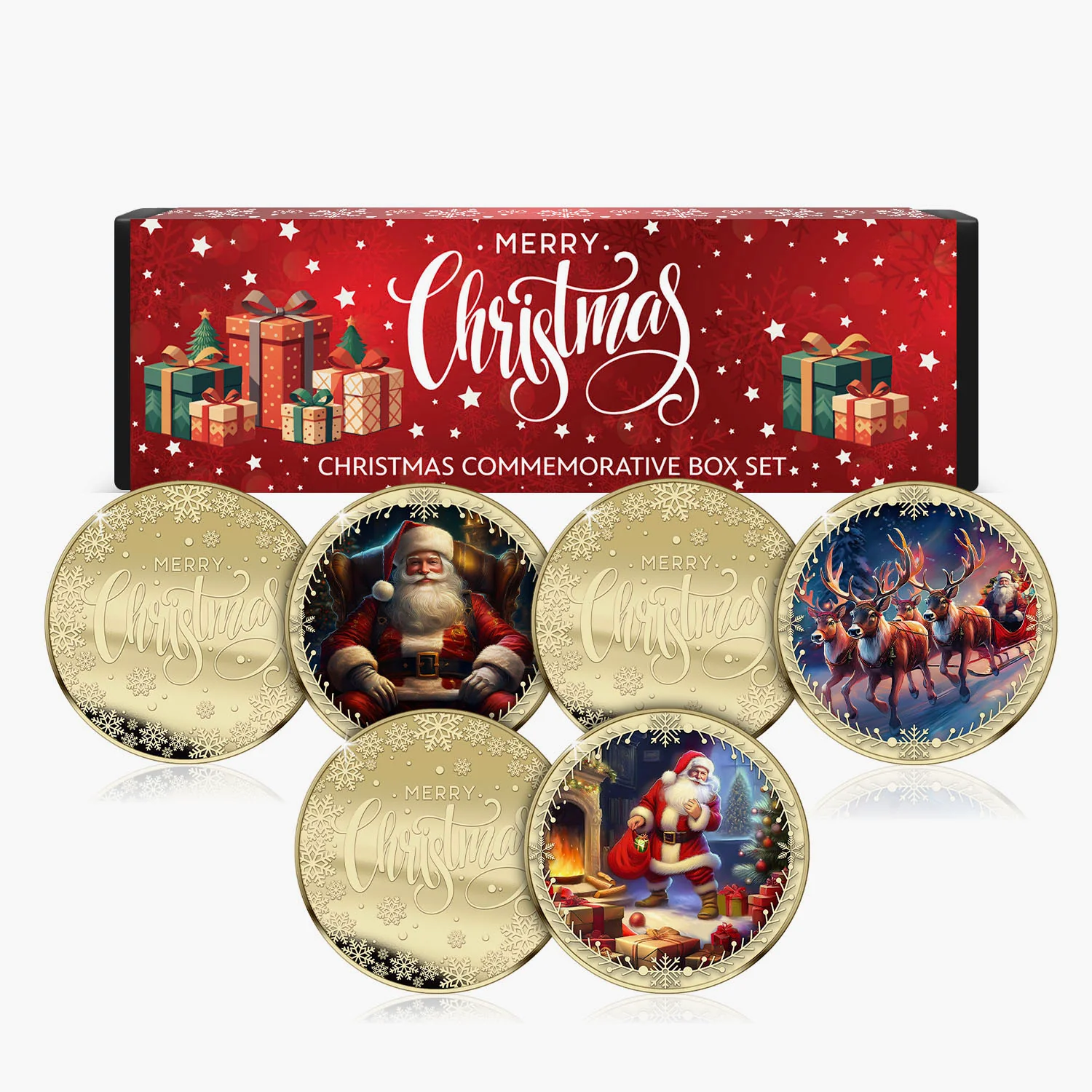 Santa Claus Christmas 2024 Gold Plated Box Set Edition - Image 8