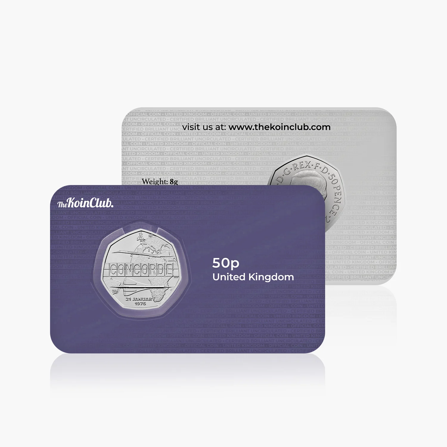 Celebrating Concorde 2026 UK 50p BU Coin - Image 5