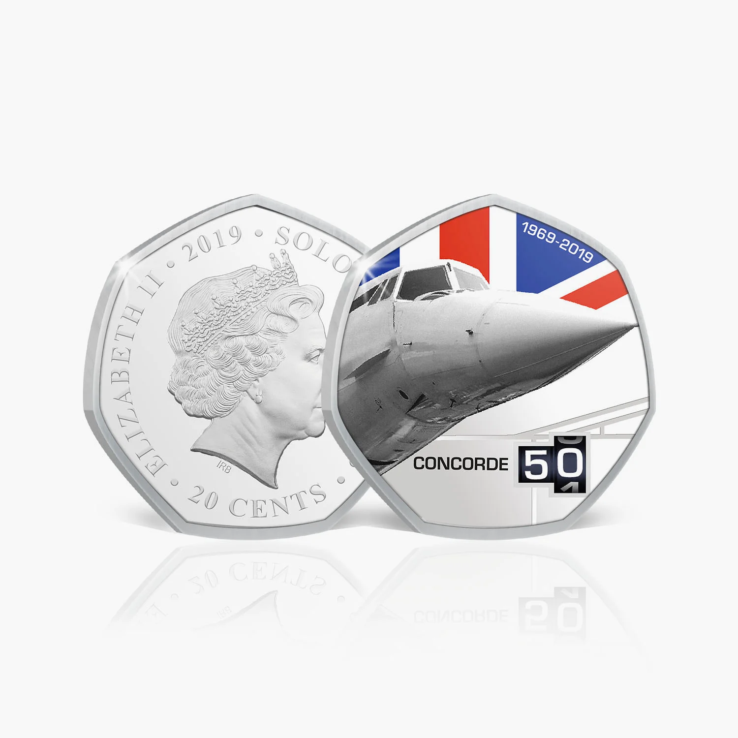 Concorde 50th Anniversary Complete BU Coin Collection - Image 12