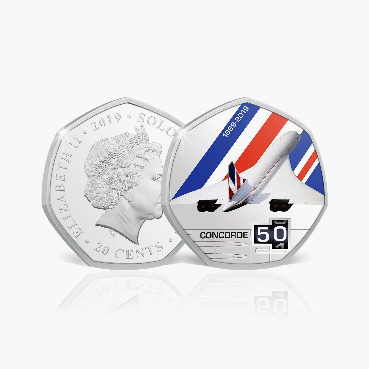 Concorde 50th Anniversary Complete BU Coin Collection - Image 7