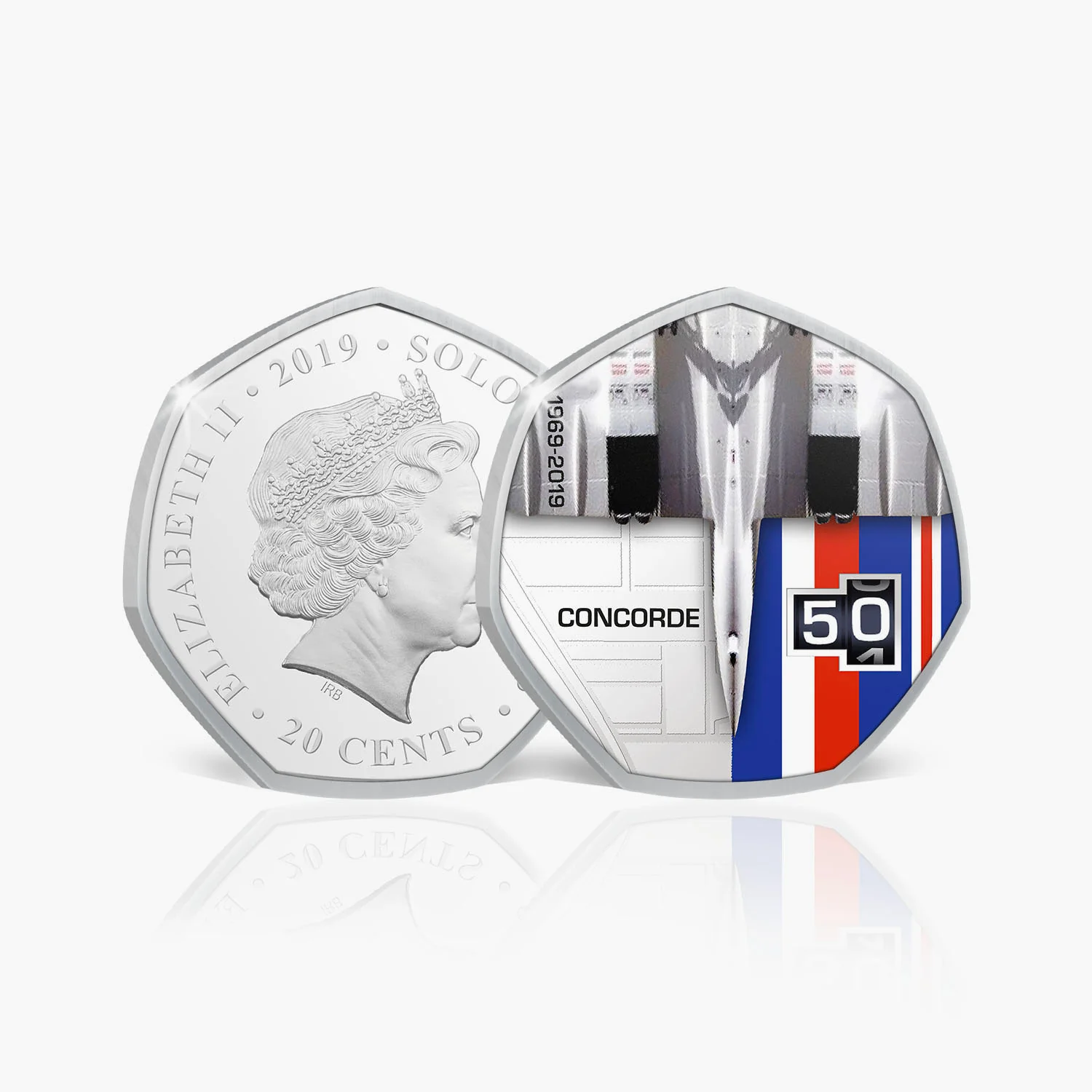 Concorde 50th Anniversary Complete BU Coin Collection - Image 8