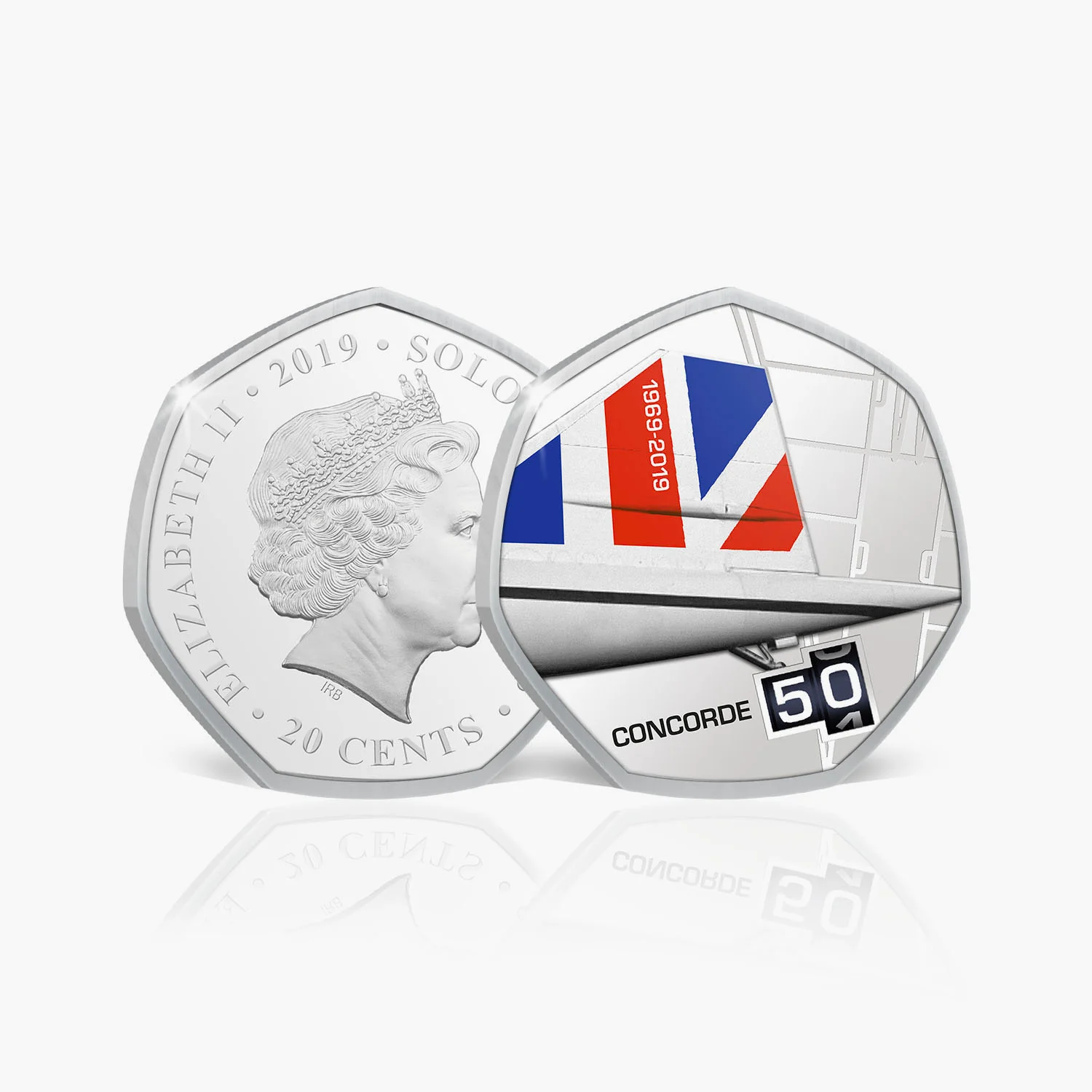 Concorde 50th Anniversary Complete BU Coin Collection - Image 9