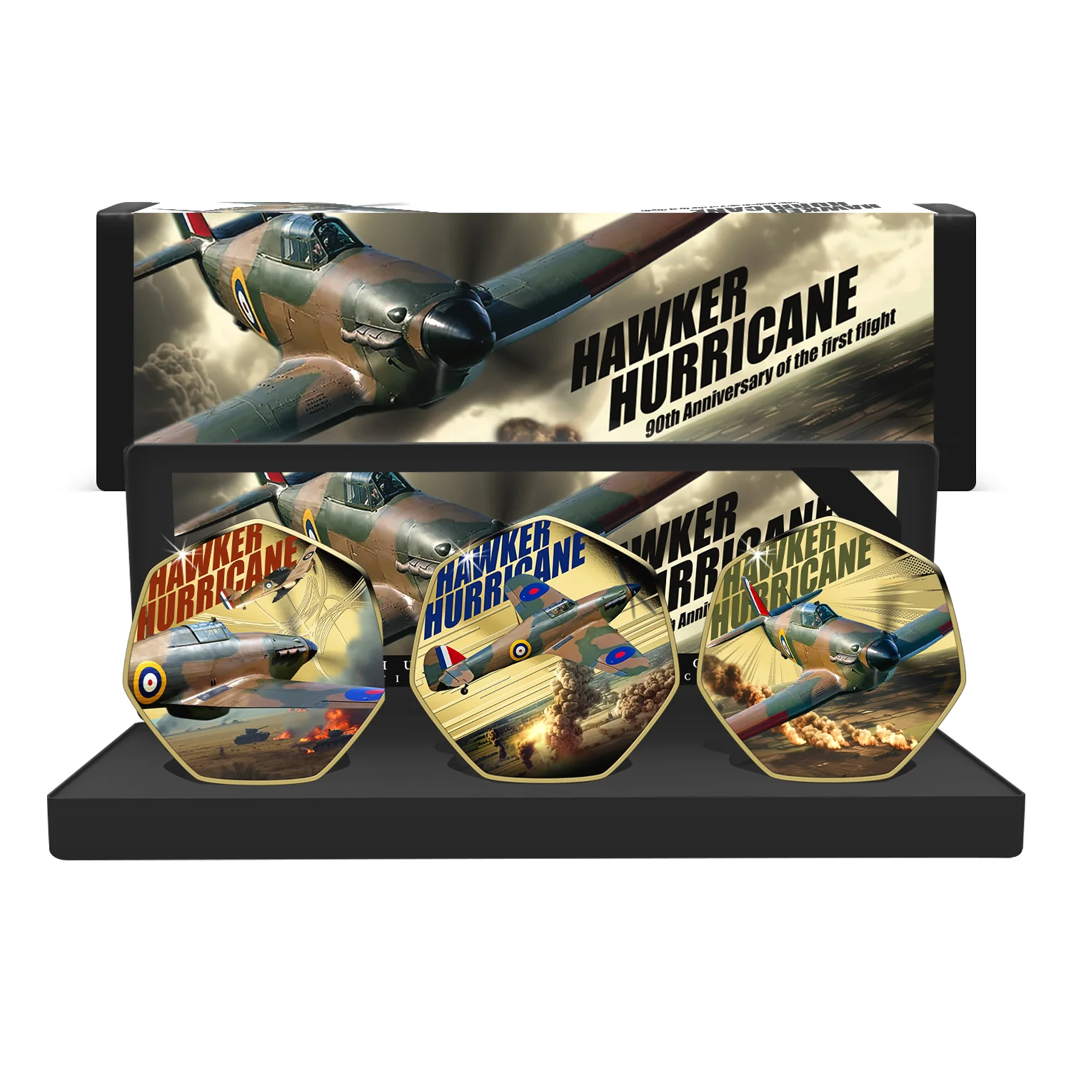 Hawker Hurricane 90th Anniversary 2026 Limited Edition Gold Plated Box Set - Image 7