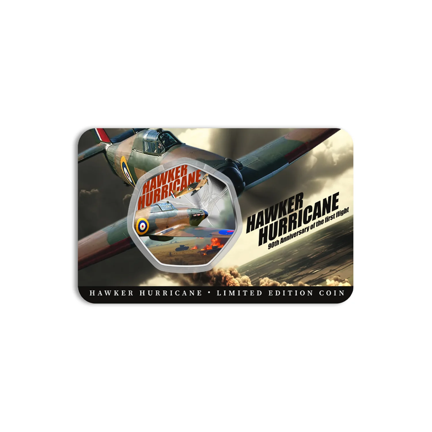 Hawker Hurricane 90th Anniversary 2026 Silver Plated BU Coin - Image 7