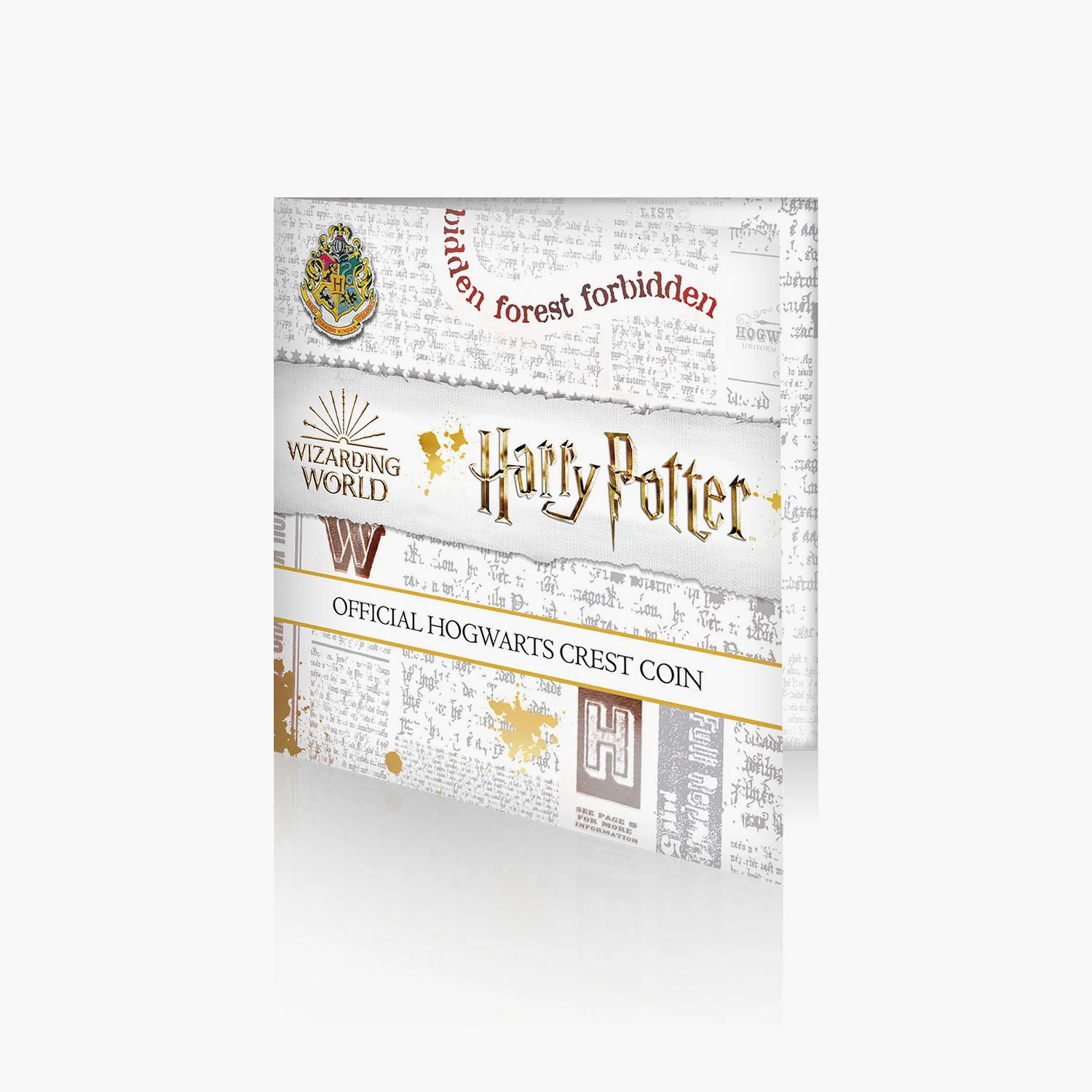 Hogwarts Crest Silver Plated Coin - Image 5