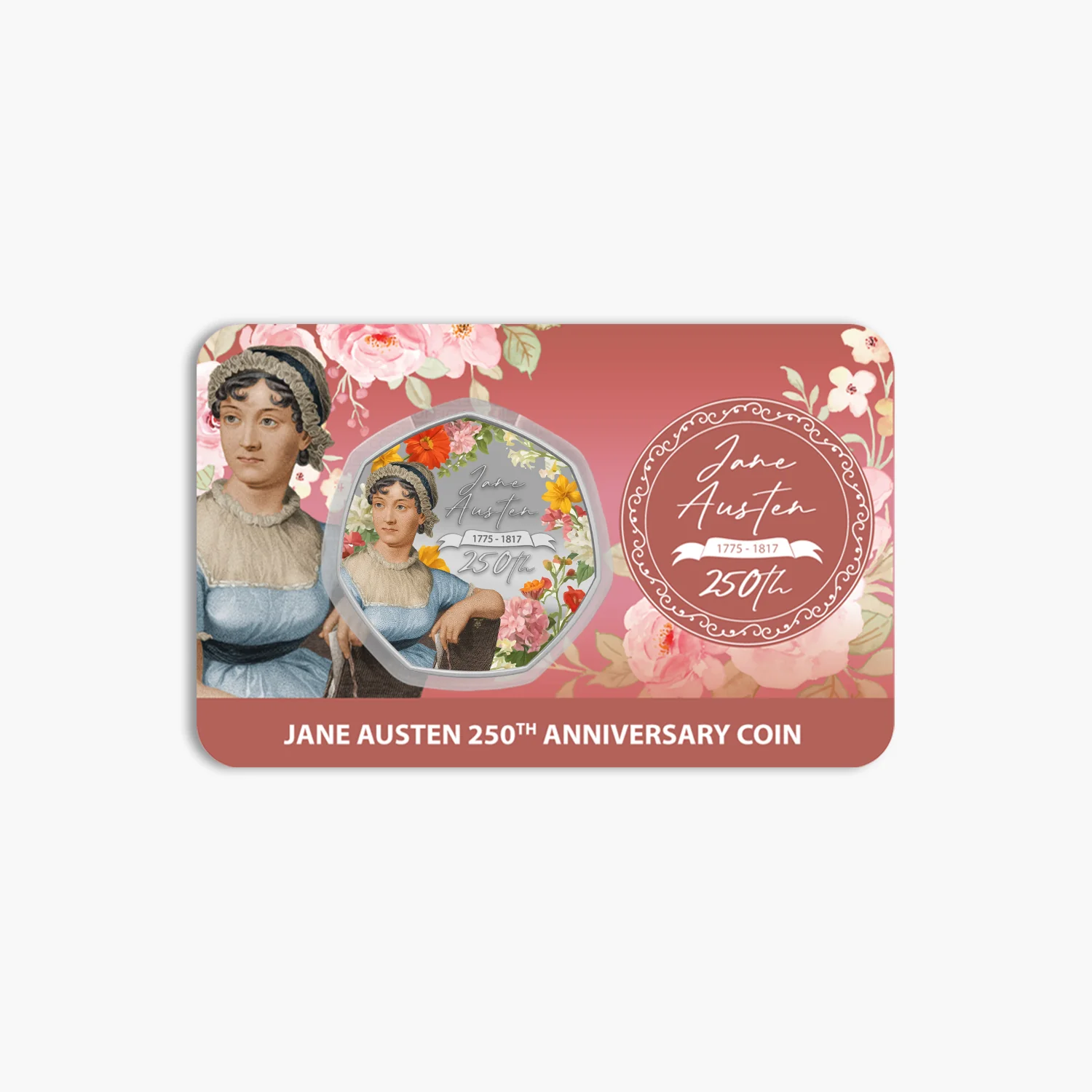 Jane Austen 250th Anniversary 2026 Silver Plated BU Coin - Image 7