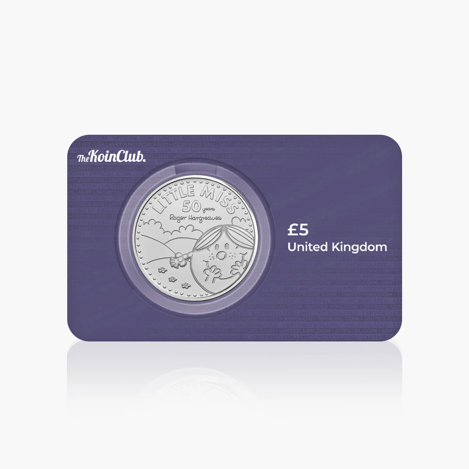 Little Miss Sunshine 2021 50th Anniversary £5 BU Coin - Image 5