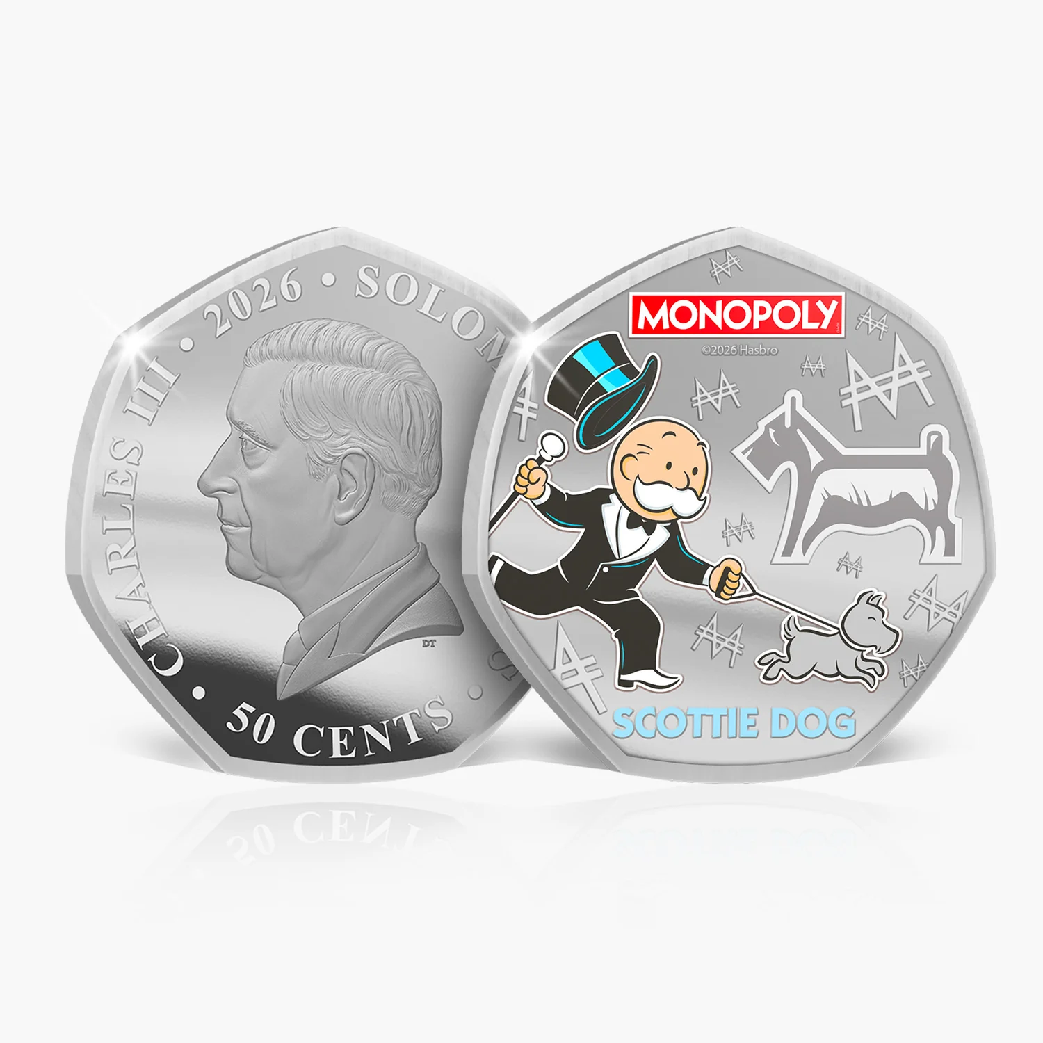 Monopoly Legends of the Board 2026 .999 Silver Plated Coin Pack - Image 4