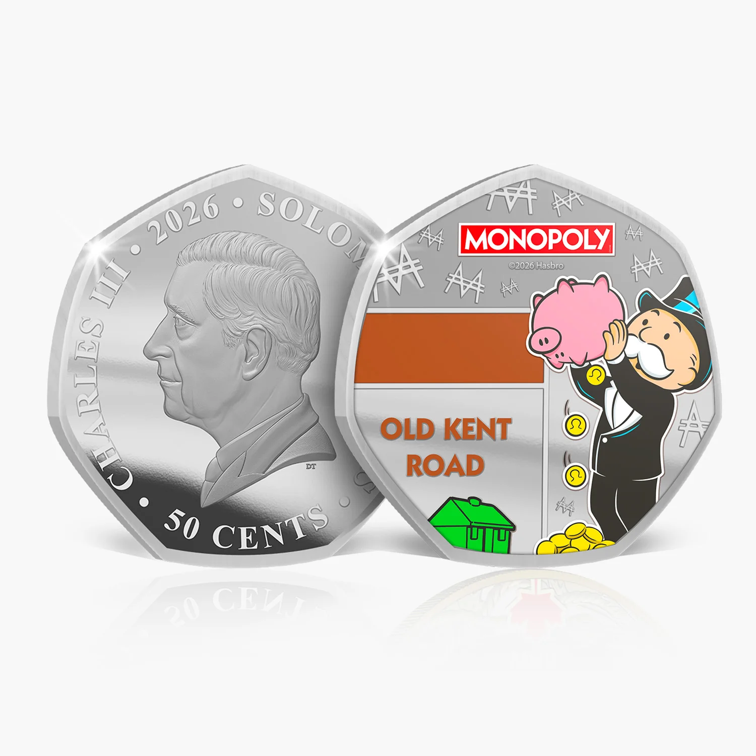 Monopoly Legends of the Board 2026 .999 Silver Plated Coin Pack - Image 5