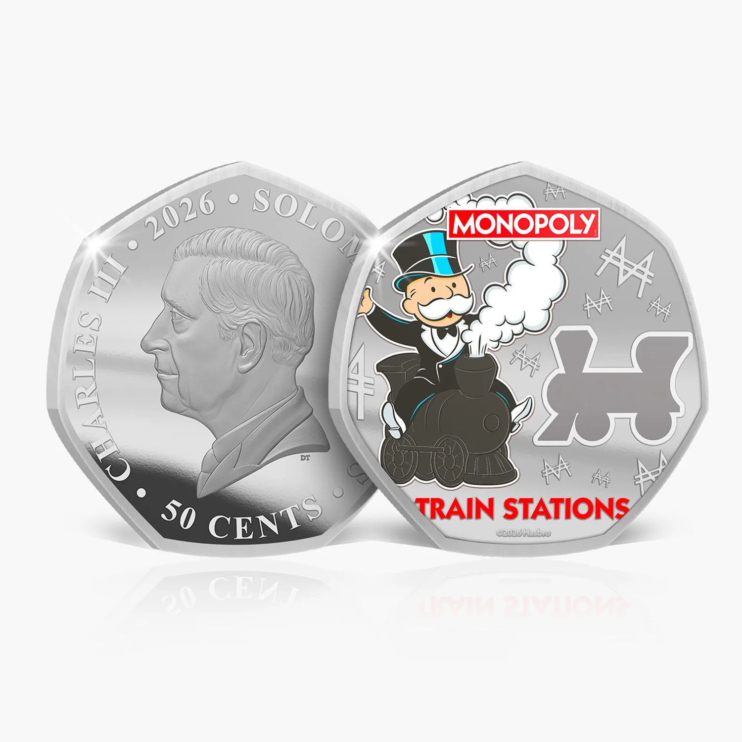 Monopoly Legends of the Board 2026 .999 Silver Plated Coin Pack - Image 8