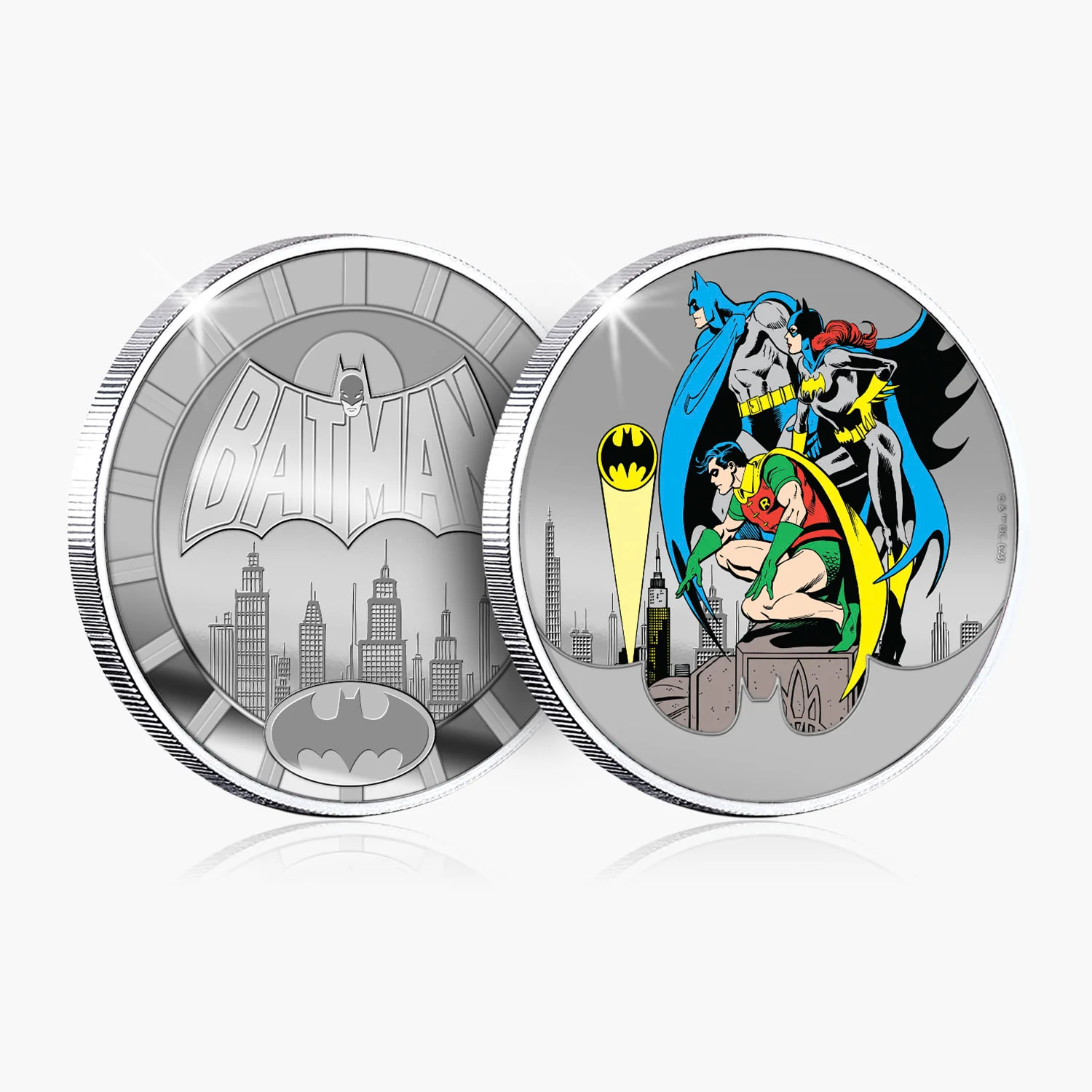 DC Comics .999 Silver Plated Batman Collection - Image 4
