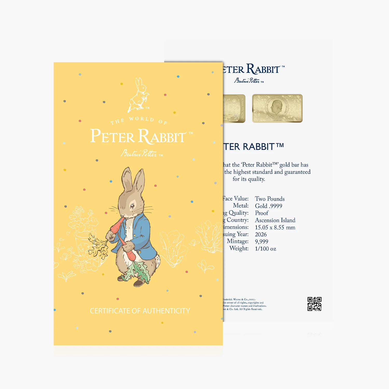 The World of Peter Rabbit 2026 Solid Gold Coin Bar Collection - Image 7