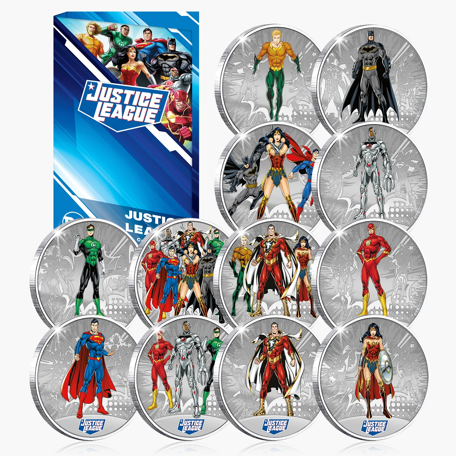 DC Comics .999 Silver Plated Justice League Collection - Image 4