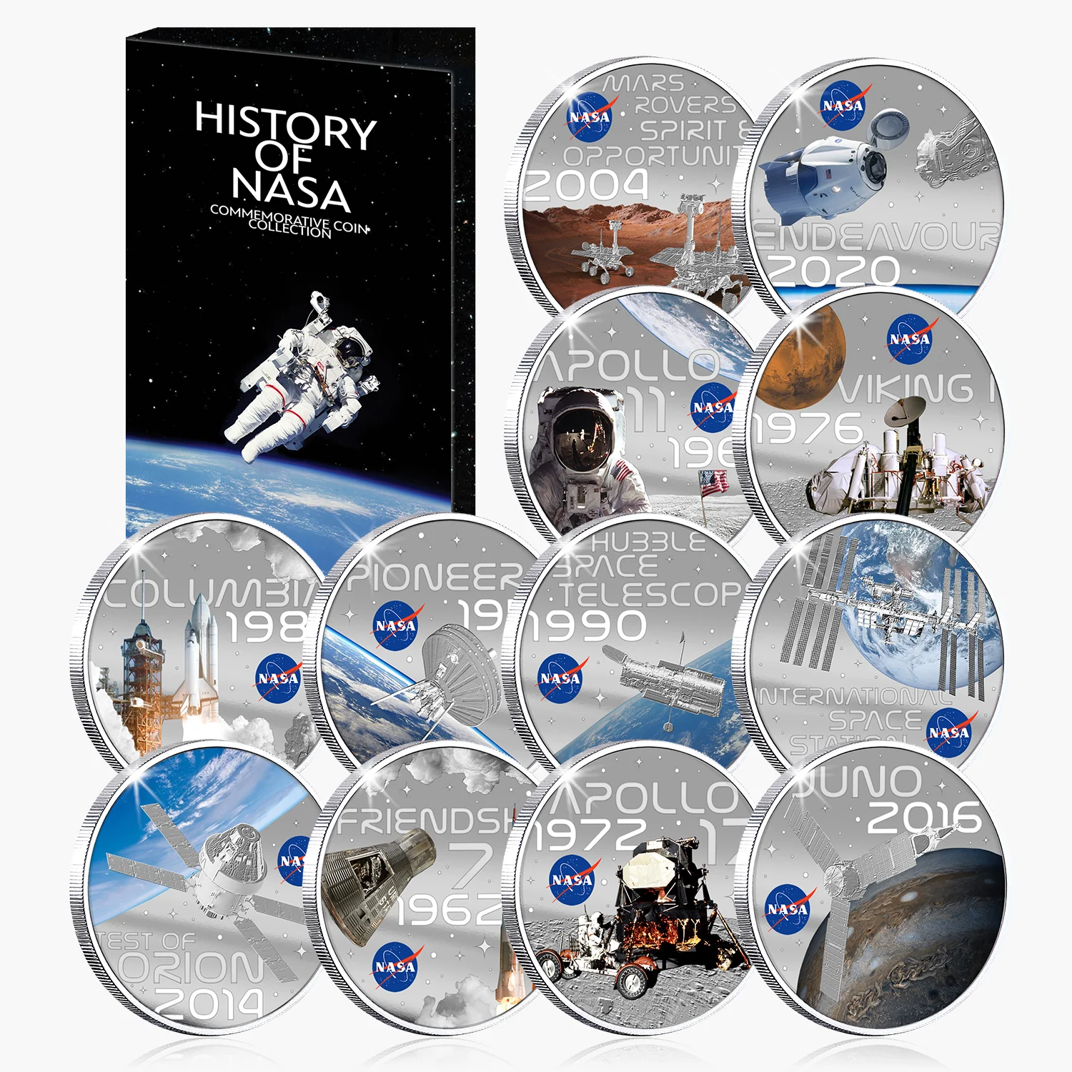 The Official History of NASA 2023 Coin Collection - Image 7