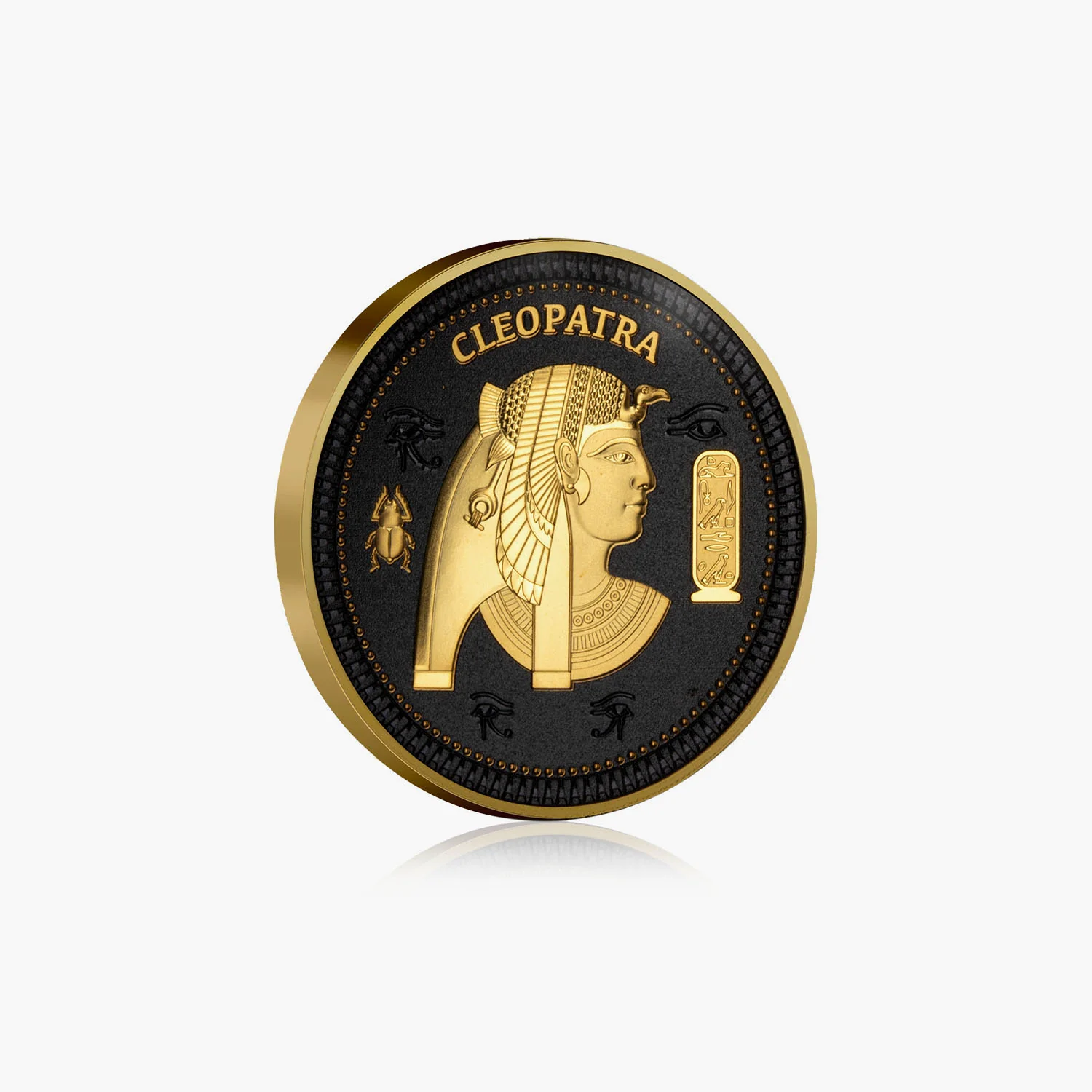 The Mysteries of Ancient Egypt Cleopatra Half Dollar Coin - Image 3