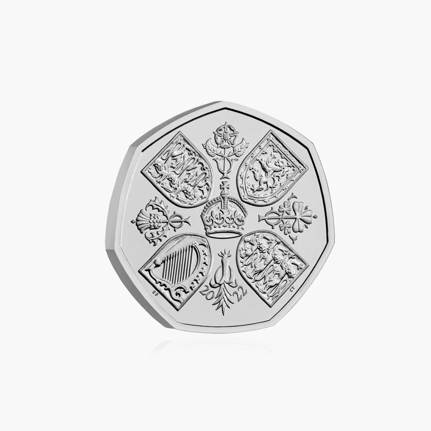 2022 Her Majesty Queen Elizabeth II 50p UK Coin - Image 3
