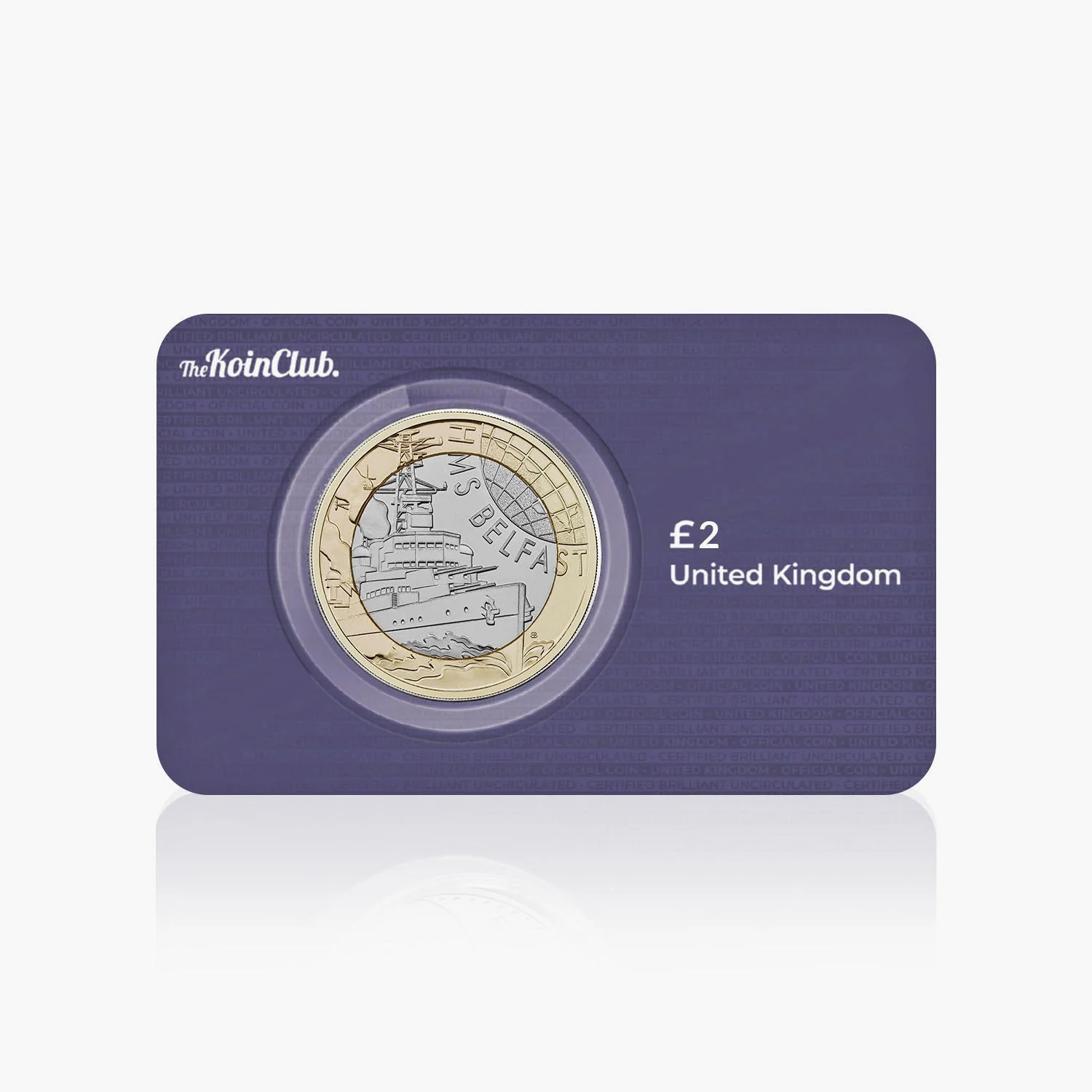 HMS Belfast 2025 UK £2 Brilliant Uncirculated Coin - Image 6