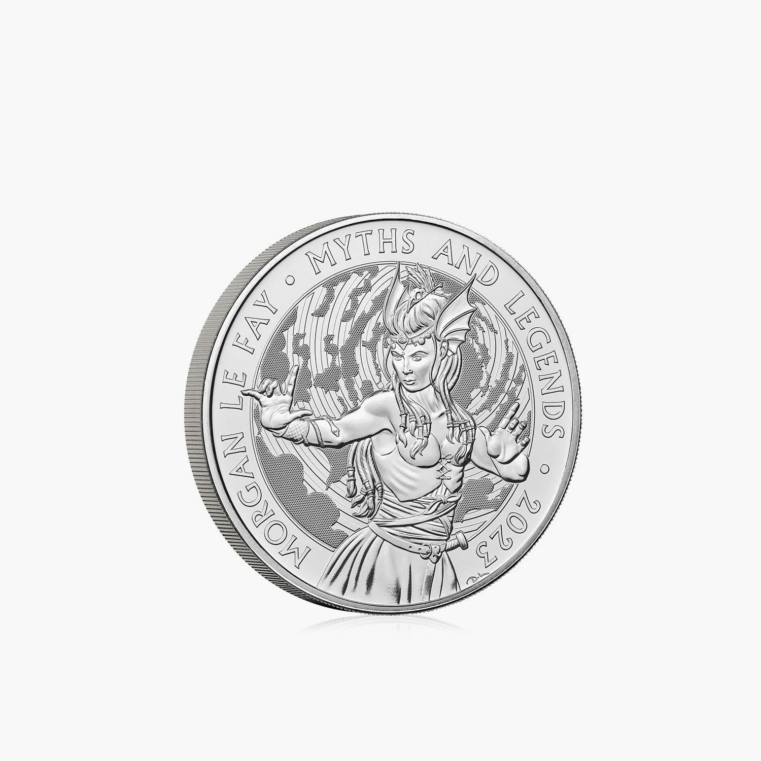 Myths and Legends Morgan Le Fay 2023 £5 Brilliant Uncirculated Coin - Image 3