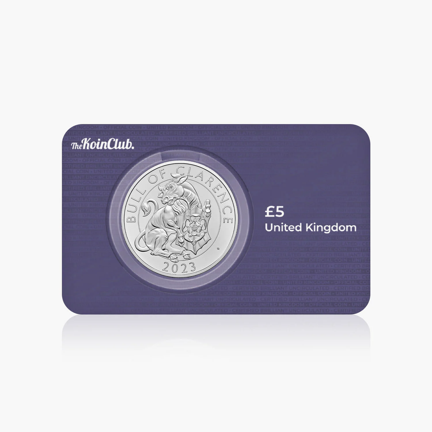 The Royal Tudor Beasts The Bull of Clarence 2023 £5 Brilliant Uncirculated Coin - Image 6