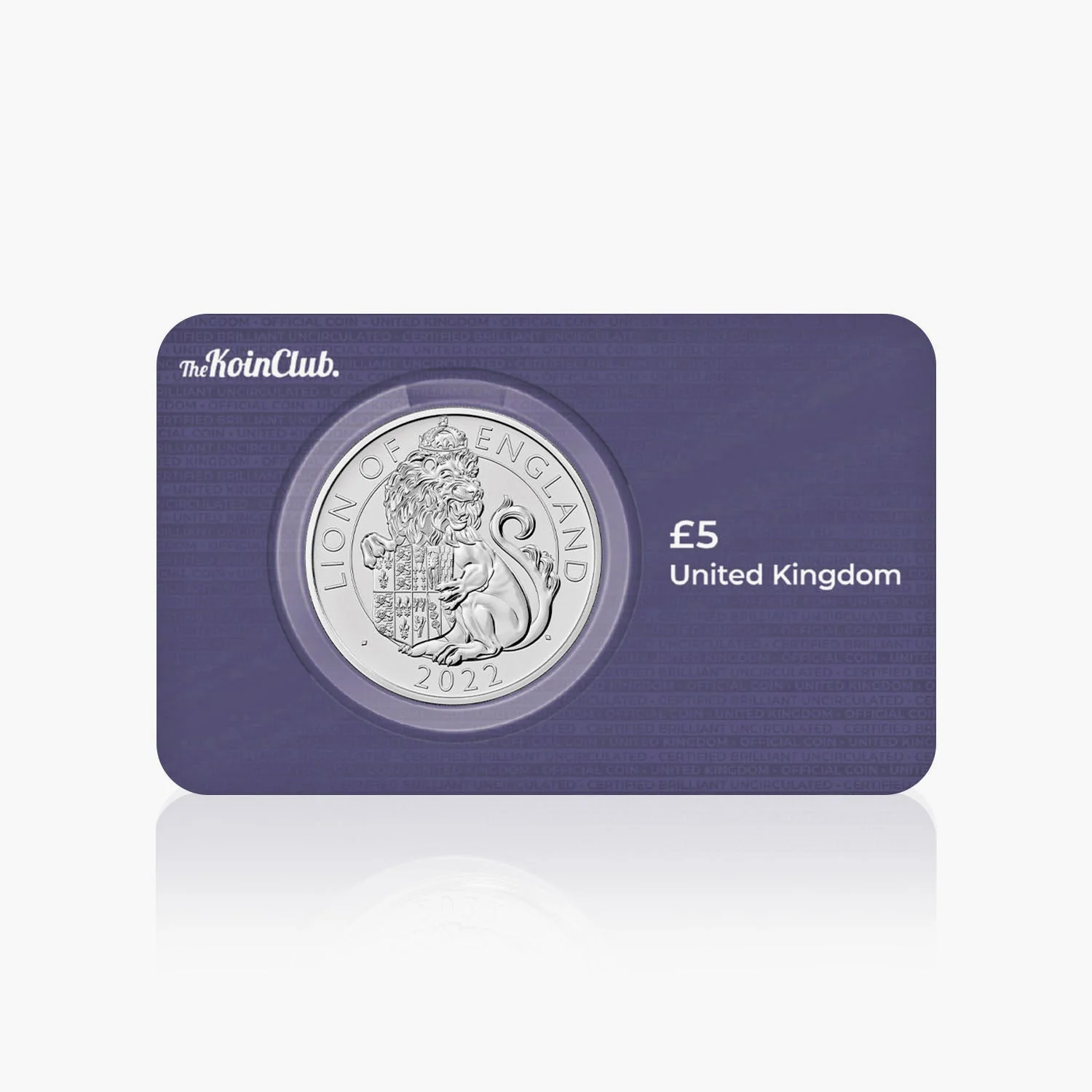 The 2022 Lion of England £5 Brilliant Uncirculated Coin - Image 5