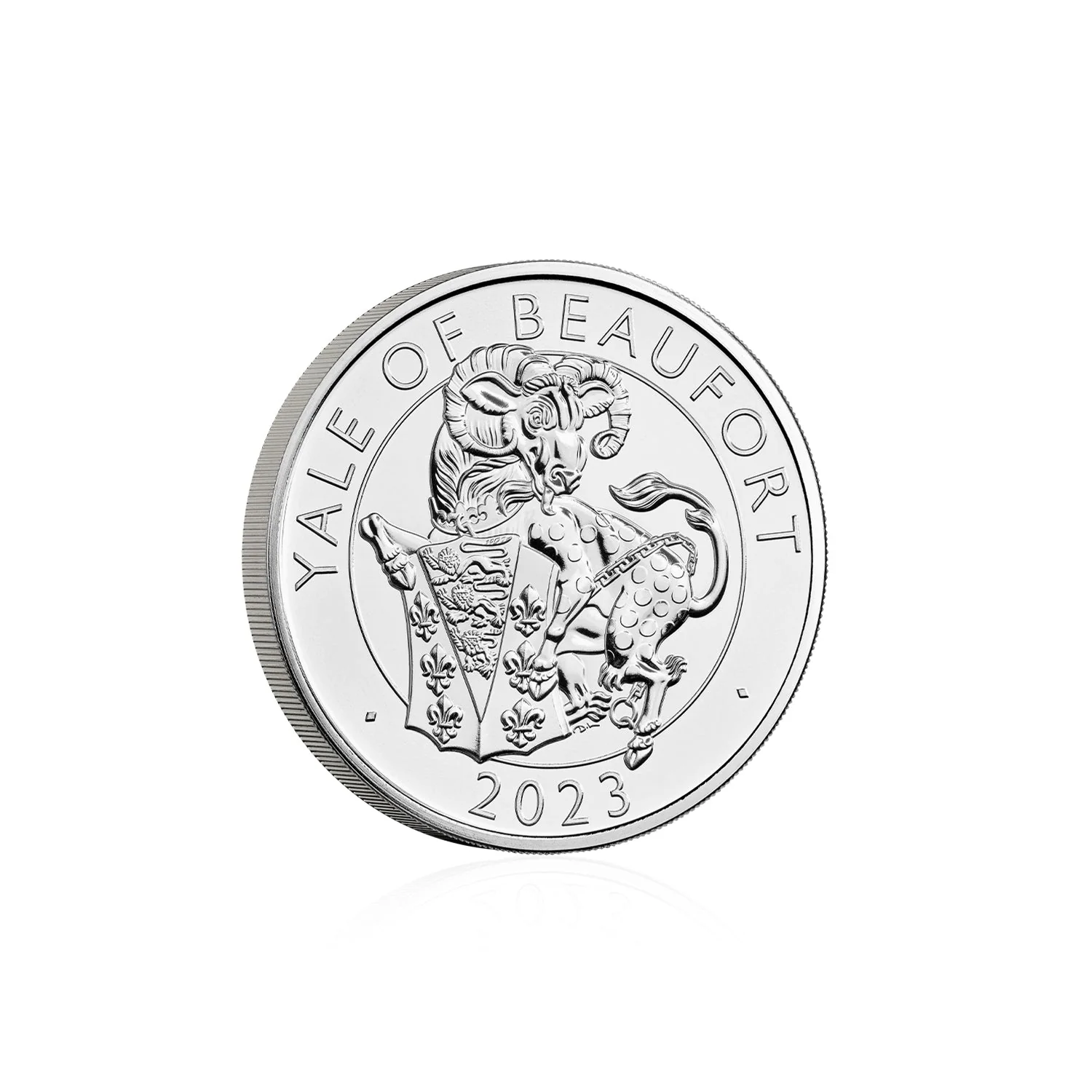 The Tudor Beasts Yale of Beaufort 2023 £5 Brilliant Uncirculated Coin - Image 4