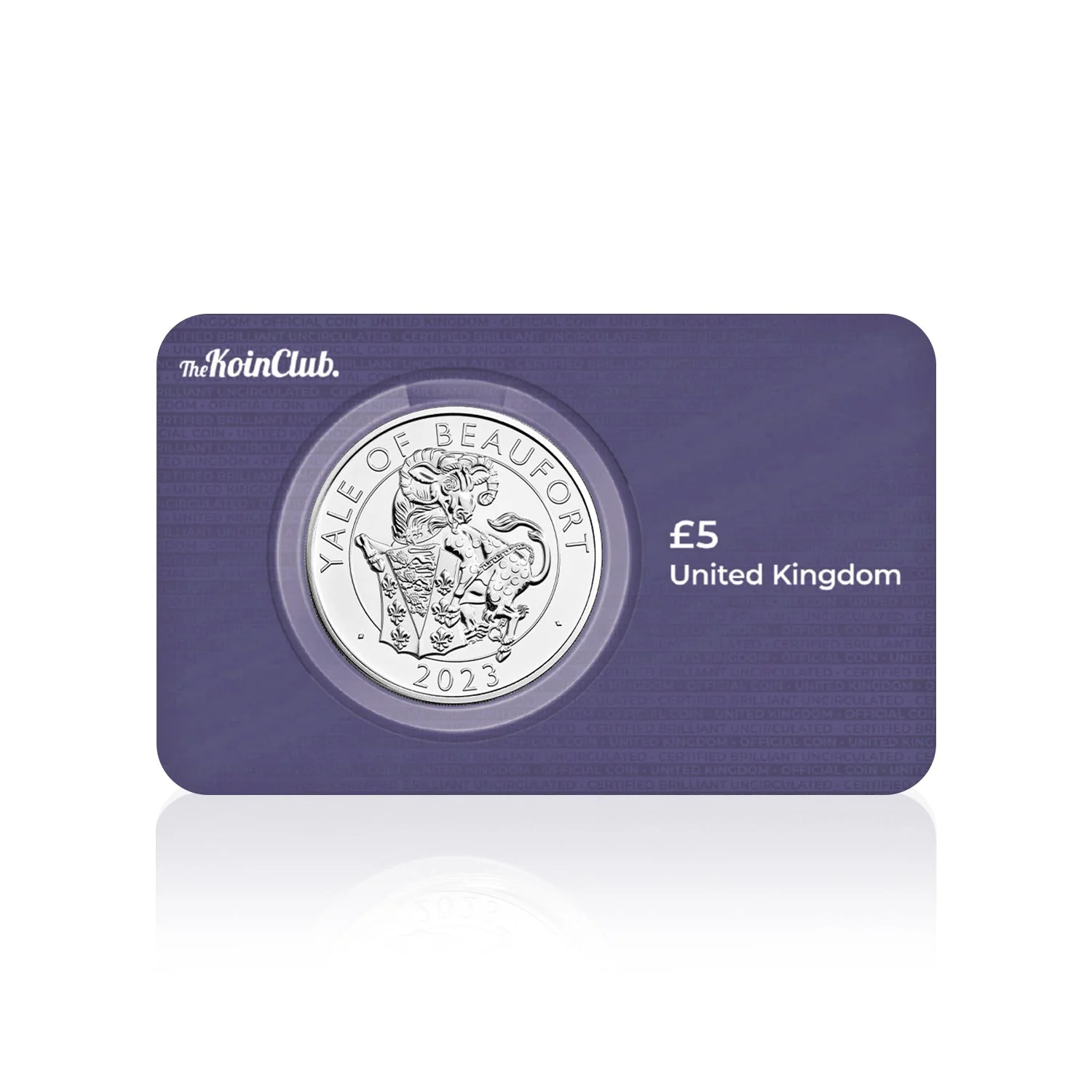 The Tudor Beasts Yale of Beaufort 2023 £5 Brilliant Uncirculated Coin - Image 5