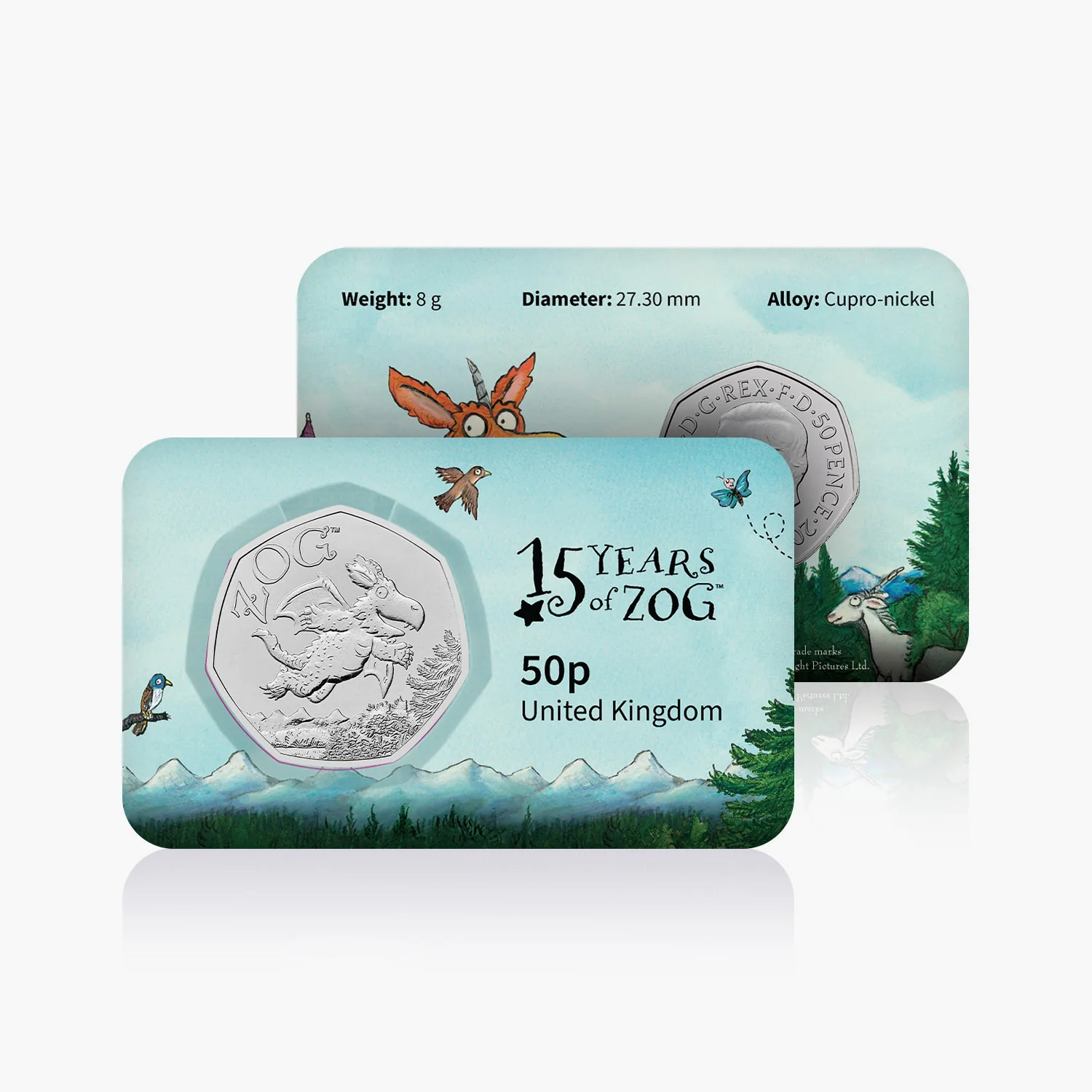 15 Years of Zog 2025 UK 50p BU Coin - Image 3