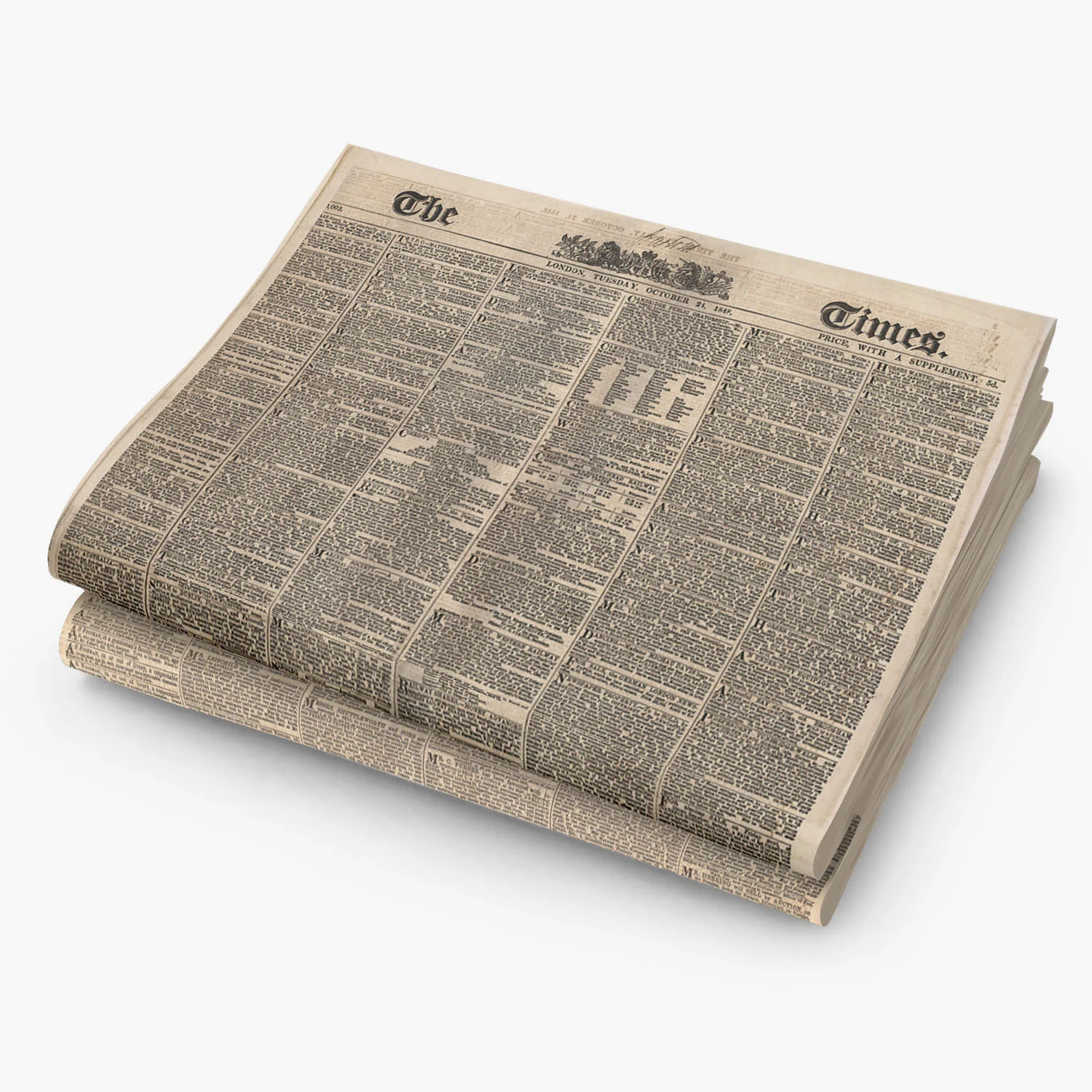 Original Victorian Newspaper - Image 3