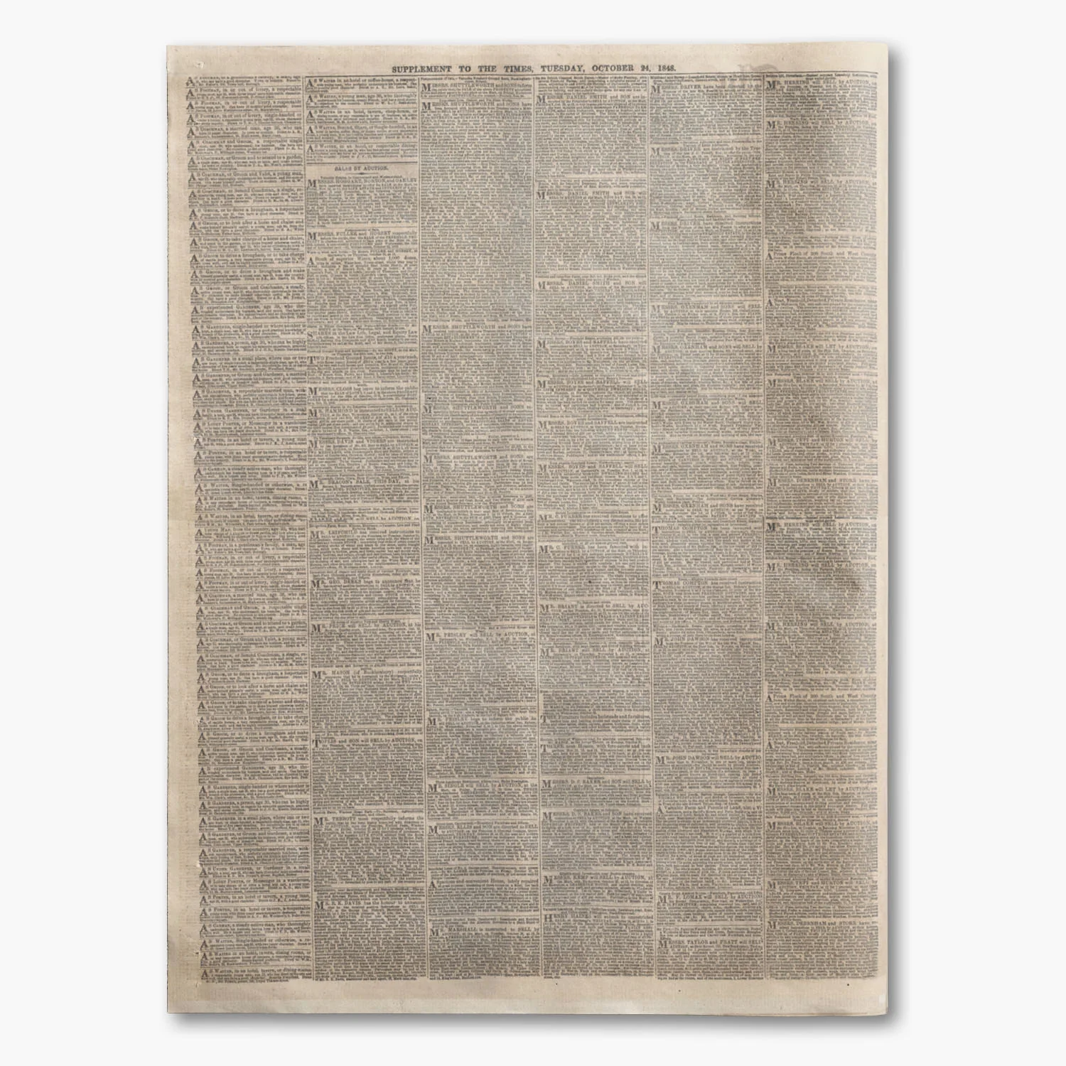 Original Victorian Newspaper - Image 5