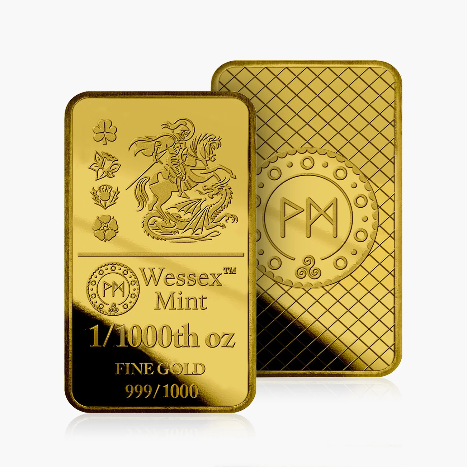 Wessex Mint 1/1000th oz Solid Gold Bar Collection - Image 3