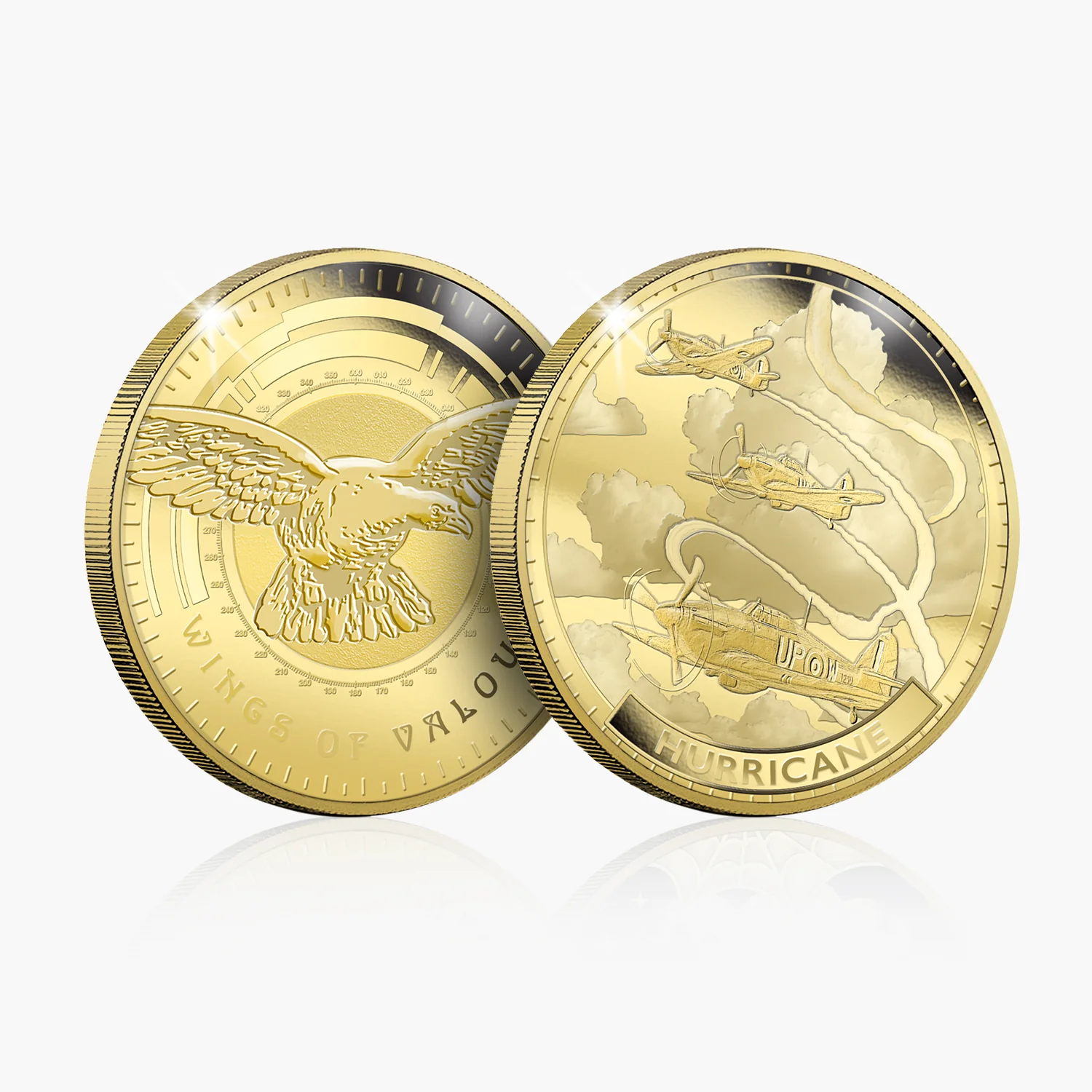 Wings of Valour Hurricane 24 Carat Gold Plated Commemorative - Image 3