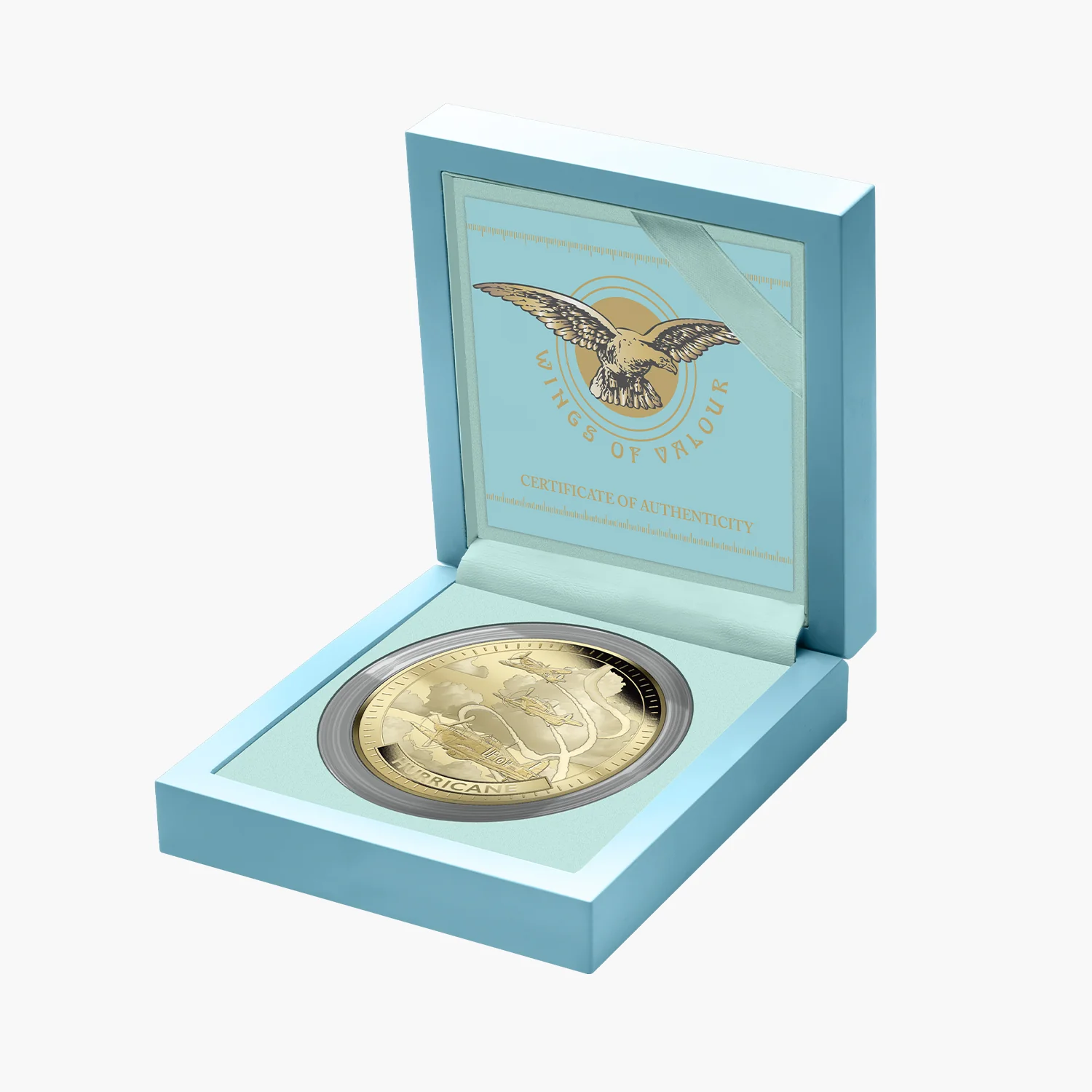 Wings of Valour Hurricane 24 Carat Gold Plated Commemorative - Image 7