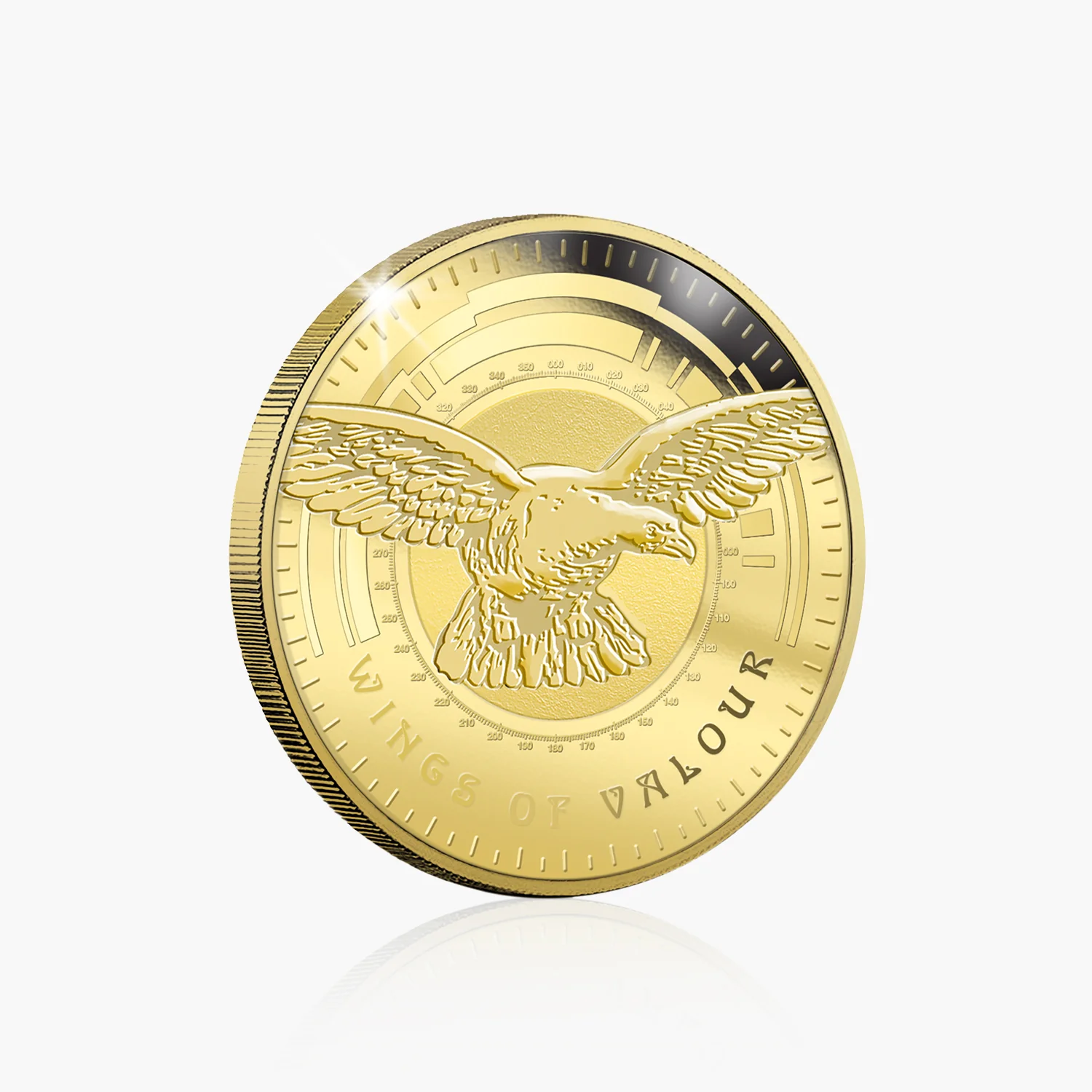 Wings of Valour Lancaster 24 Carat Gold Plated Commemorative - Image 4