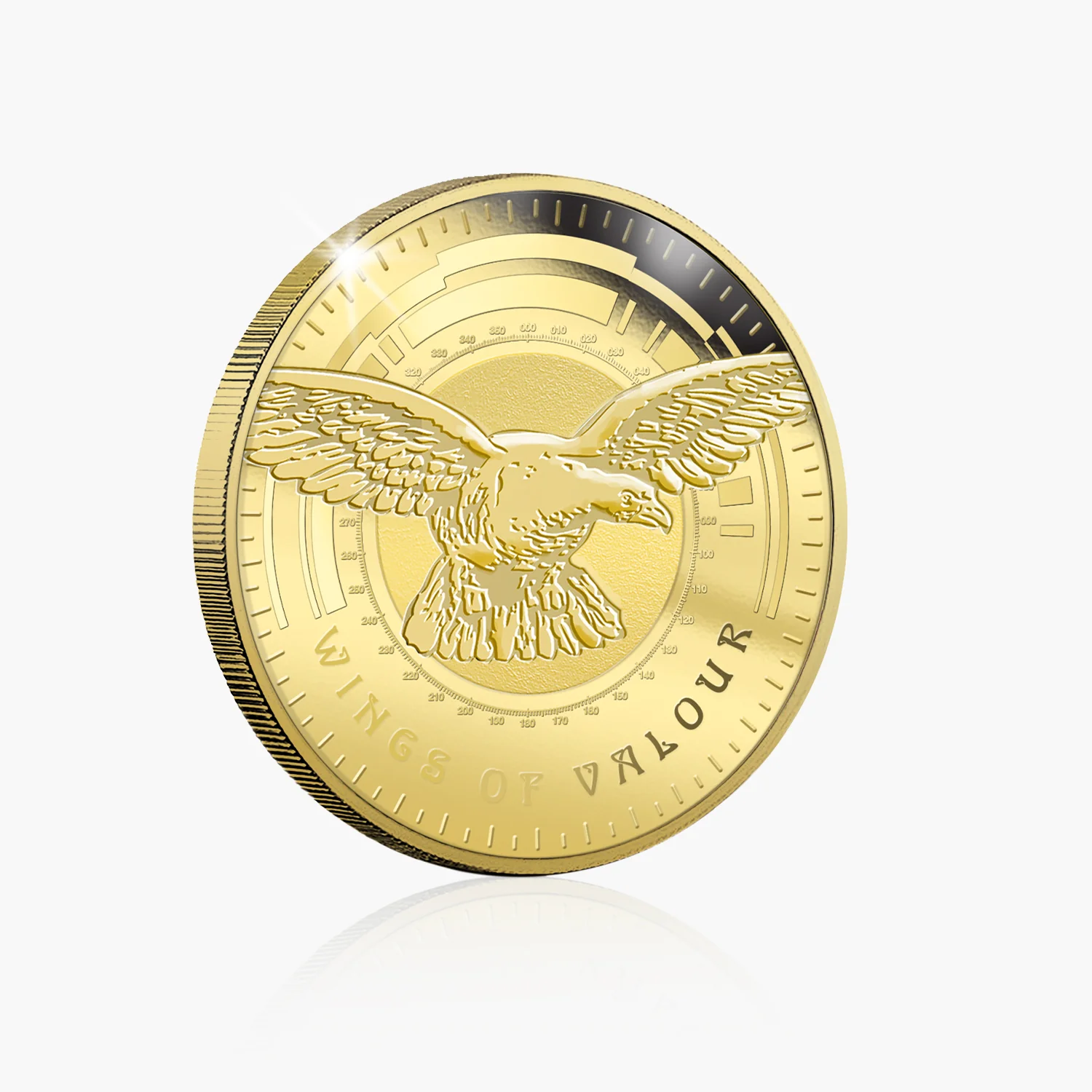 Wings of Valour Spitfire 24 Carat Gold Plated Commemorative - Image 4