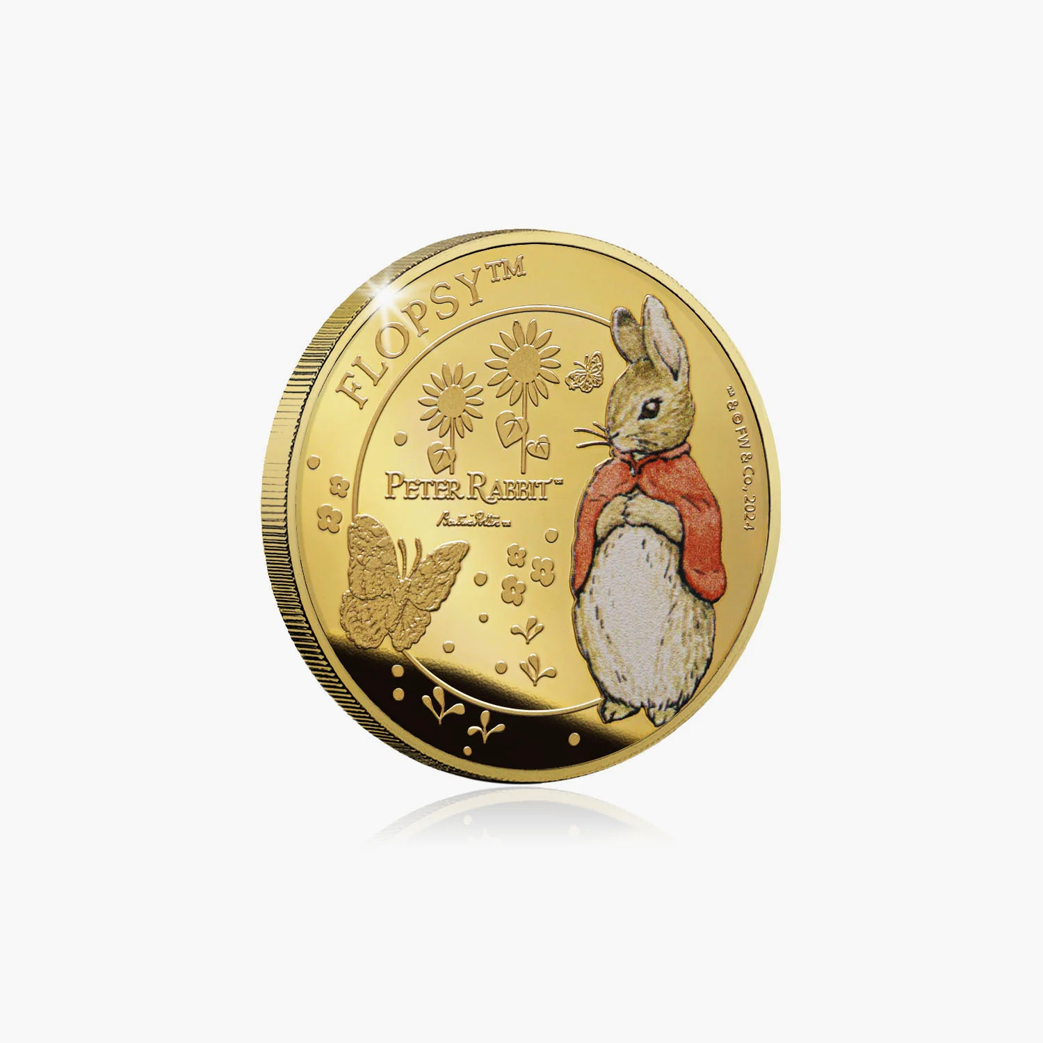 Whiskers and Tales Peter Rabbit 2025 Flopsy Coin - Image 3