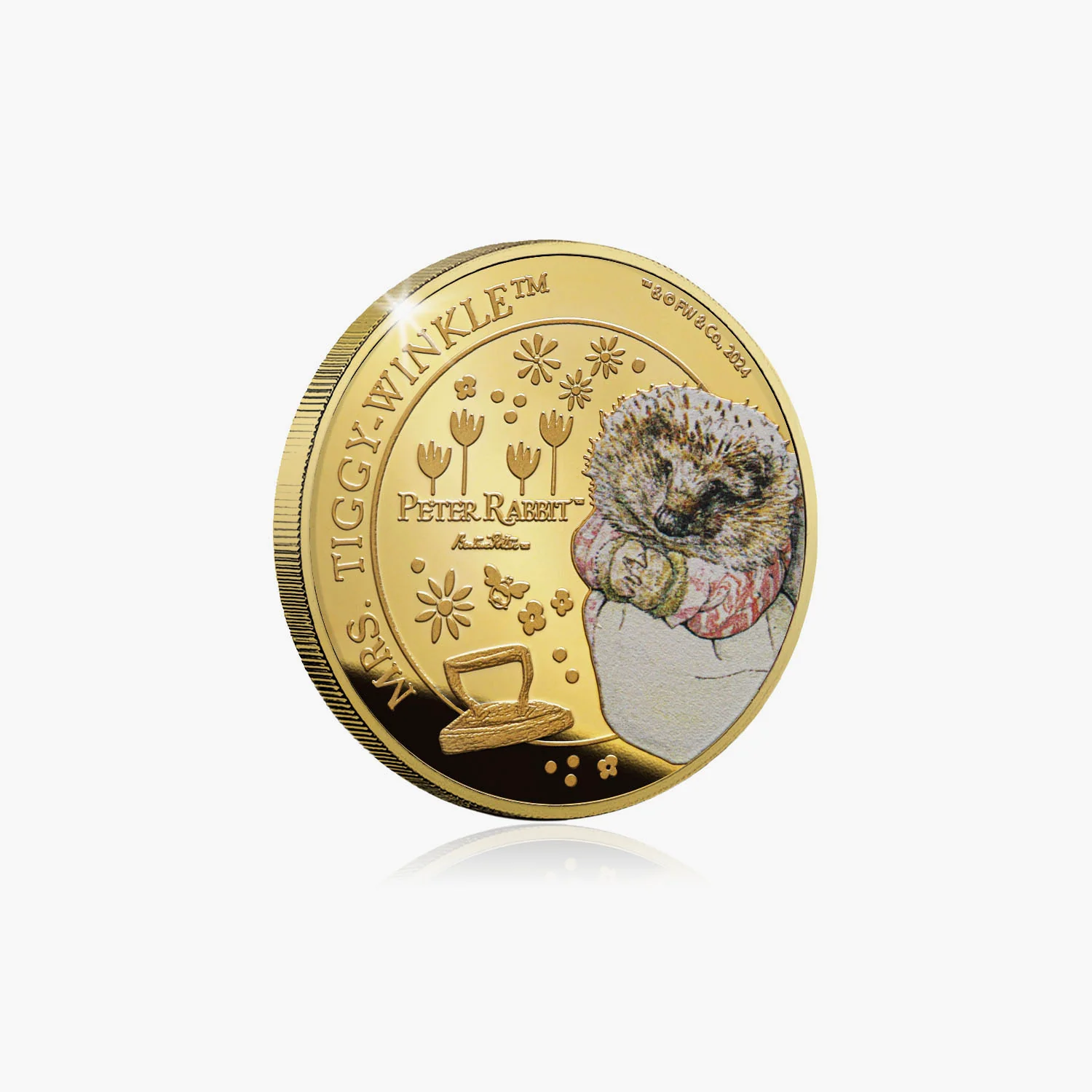 Whiskers and Tales Peter Rabbit 2025 Mrs Tiggy-Winkle Coin - Image 3