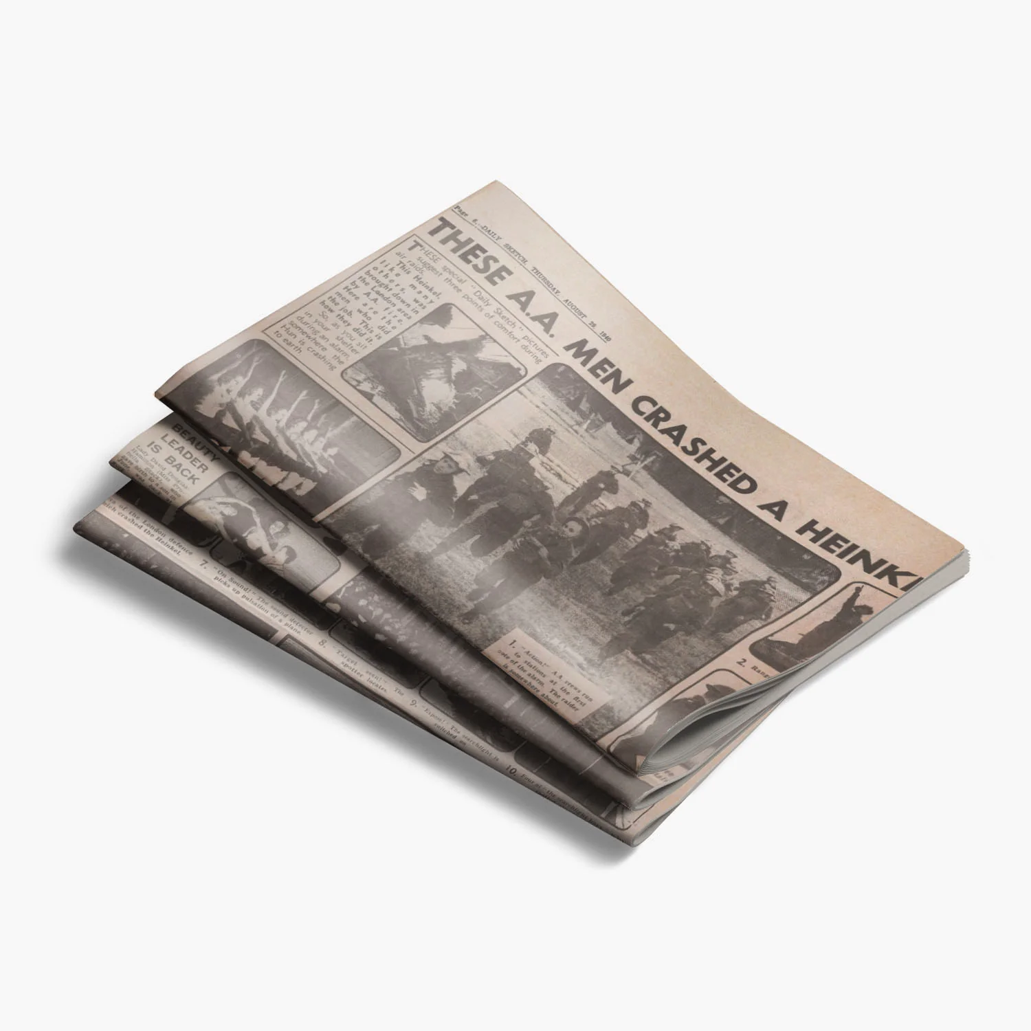 29th August 1940 - The Blitz of London Newspaper - Image 5